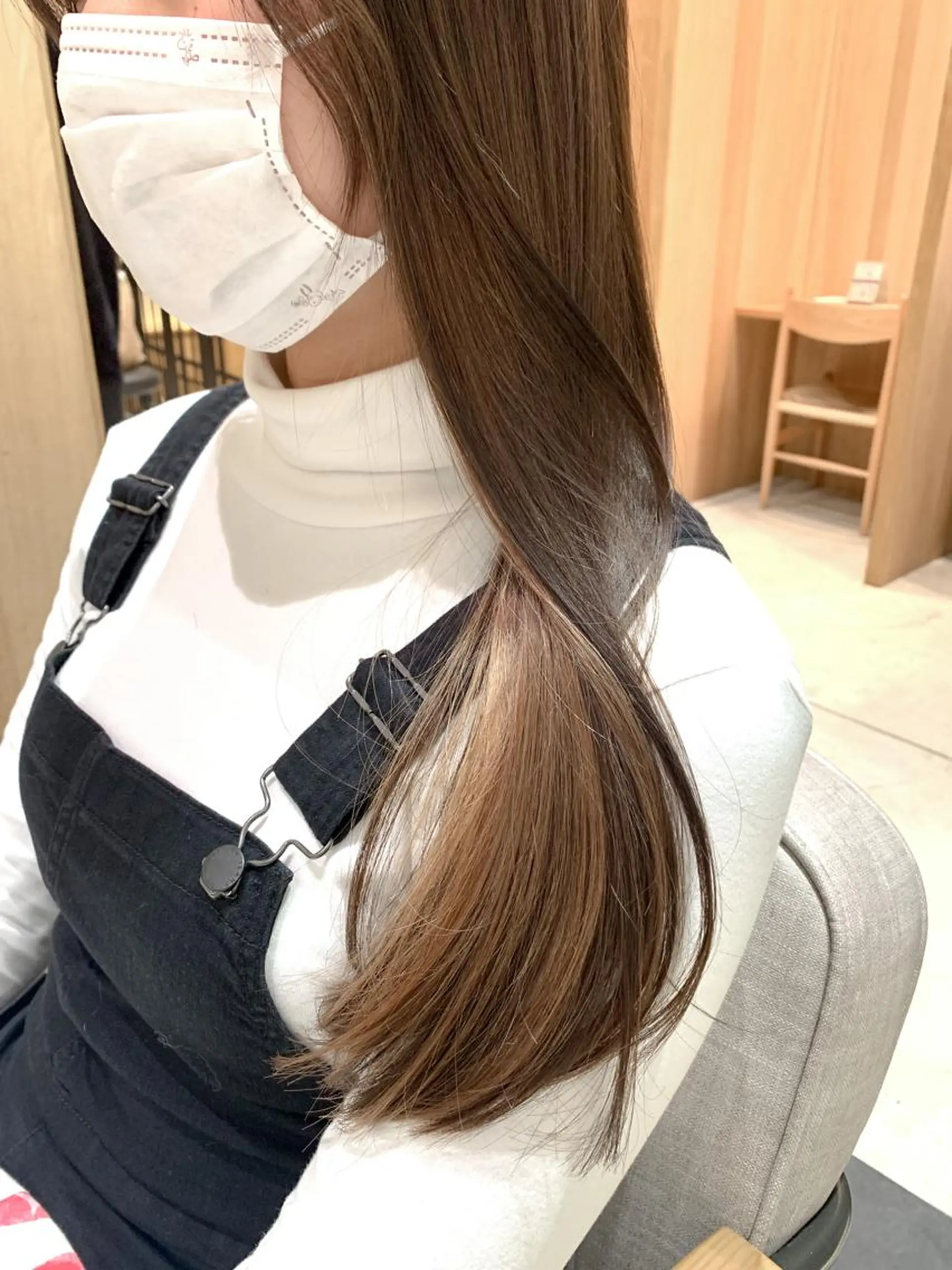 ロング カラー ヘアアレンジ ヘアカラー トリートメント yuka .のヘアスタイル