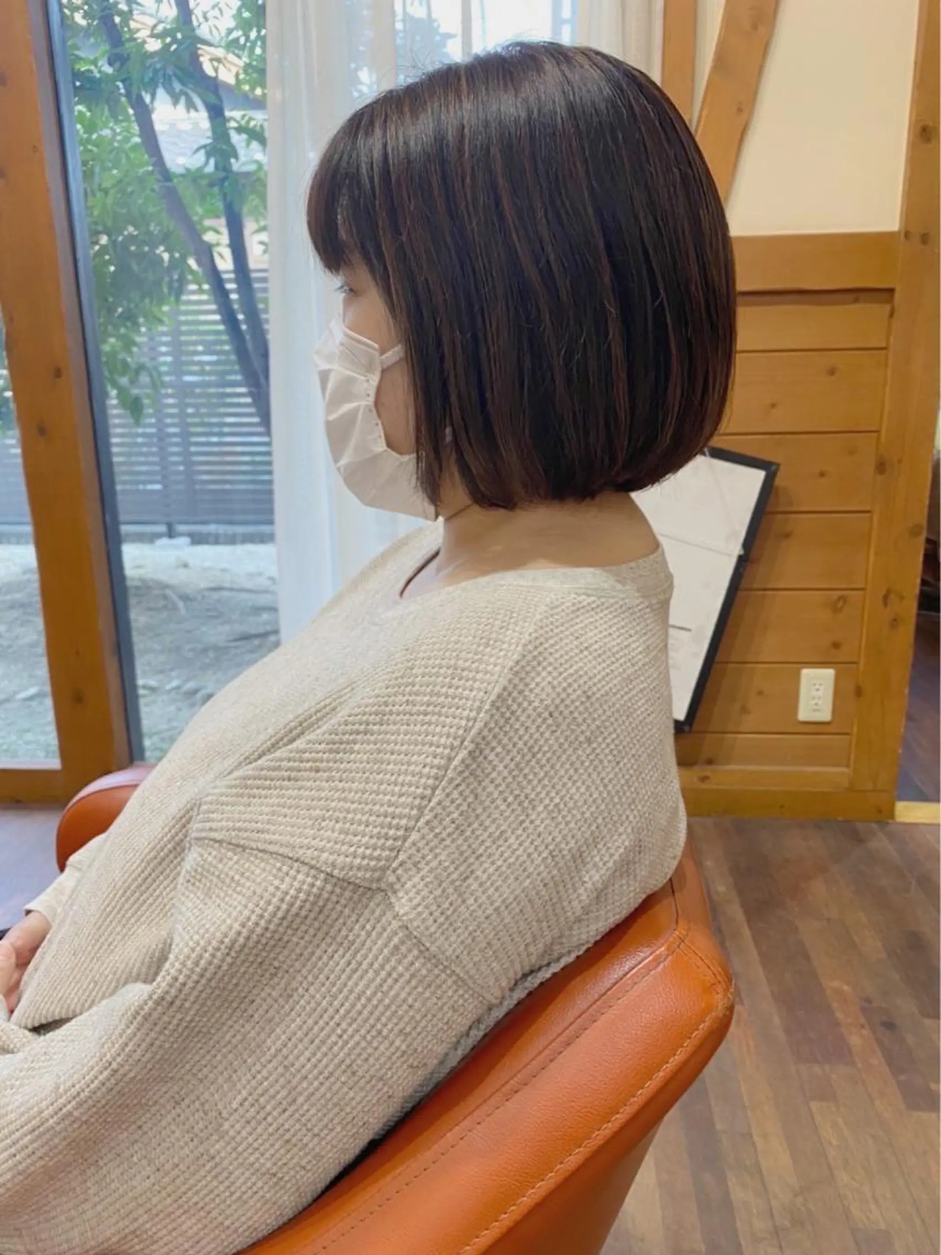ミディアム 藤井 沙季のヘアスタイル