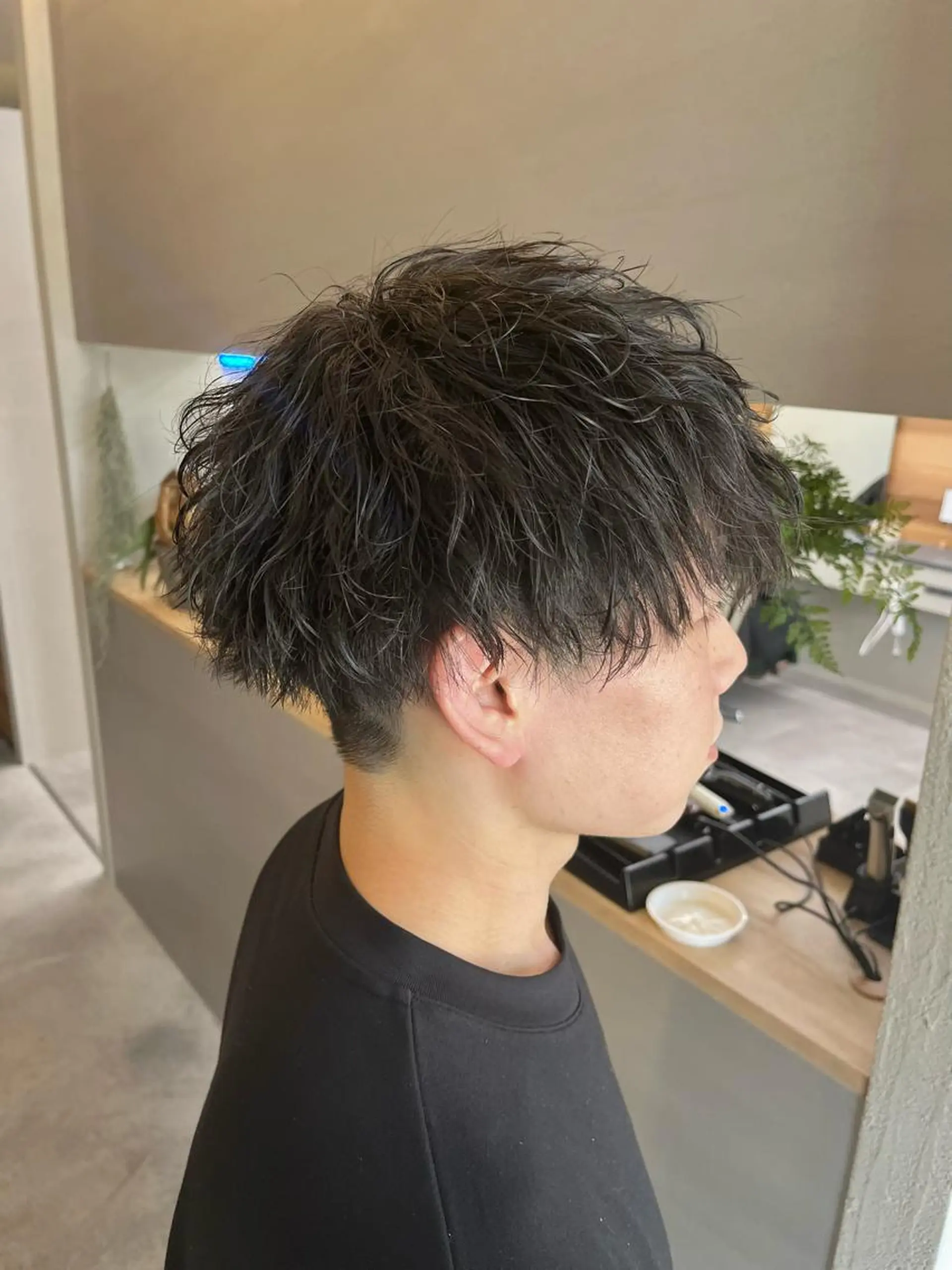 ショート パーマ メンズ カット Salon de  COCO所属・Yuka /ツヤカラー✨のヘアスタイル