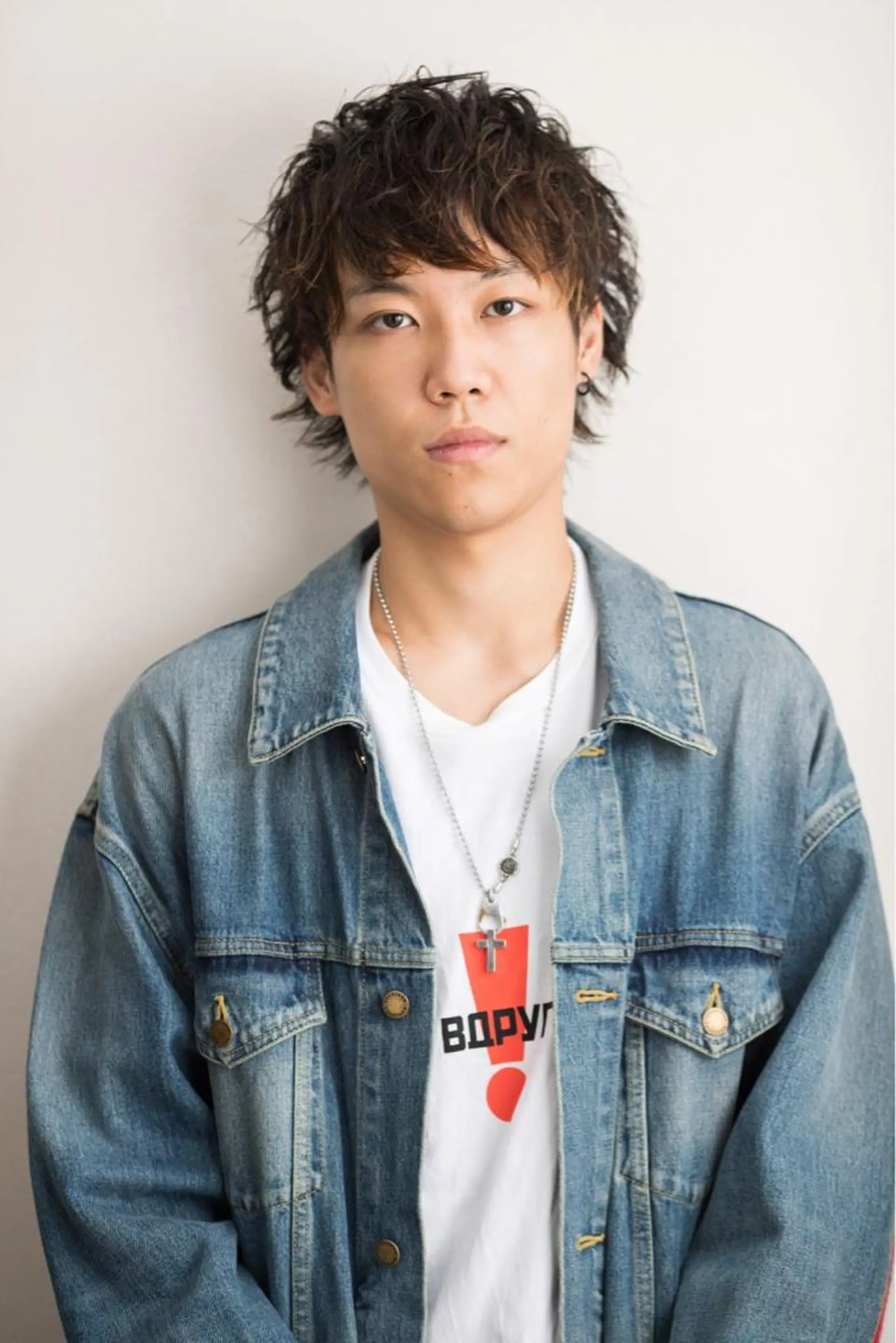 パーマ メンズ マッシュウルフ マッシュ メンズパーマ メンズウルフカット ウルフカット カット パーマ Vir by browのヘアスタイル