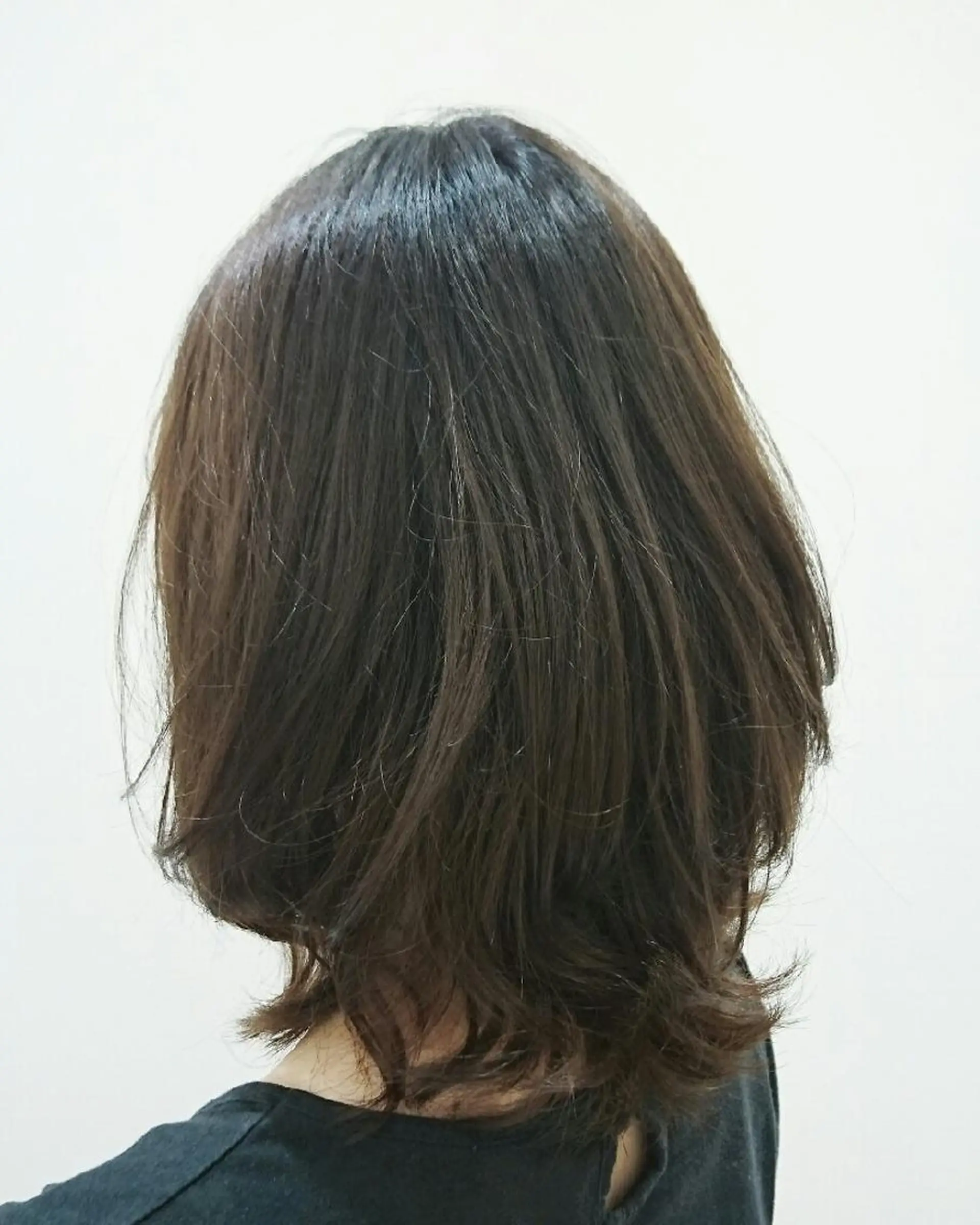 セミロング パーマ セミロングパーマ デジタルパーマ 宮本 秀人のヘアスタイル