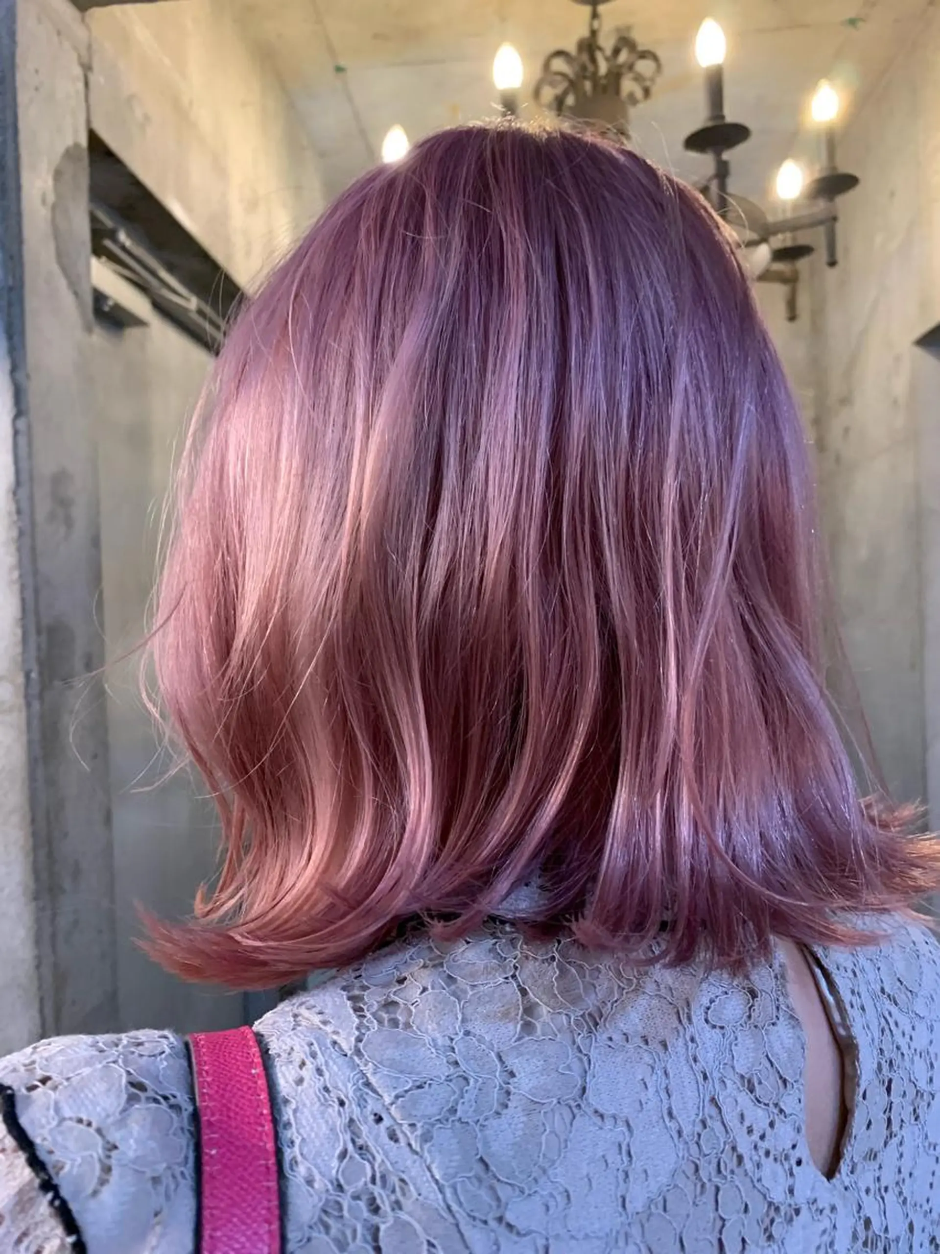 セミロング ヘアカラー 佐藤 純生のヘアスタイル