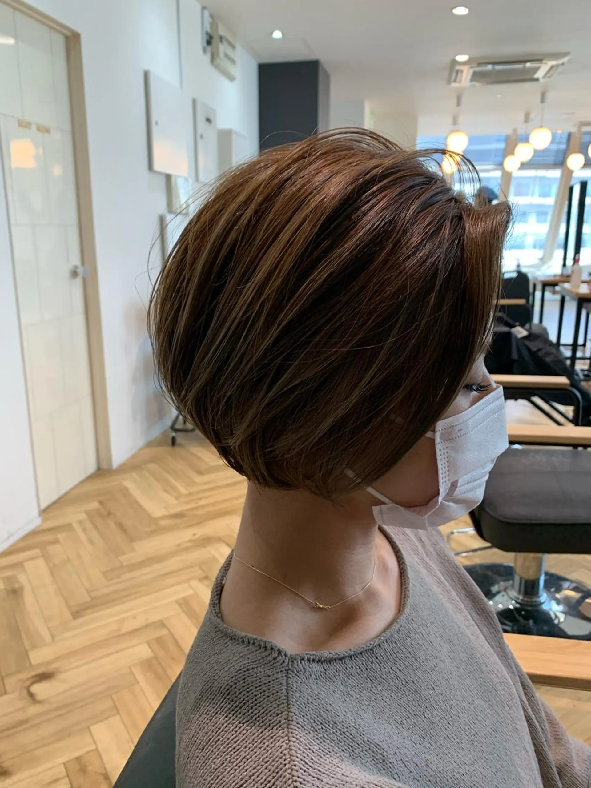 ショート カット ヘアカラー トリートメント 【S.BROOM】 店長　西川徹のヘアスタイル