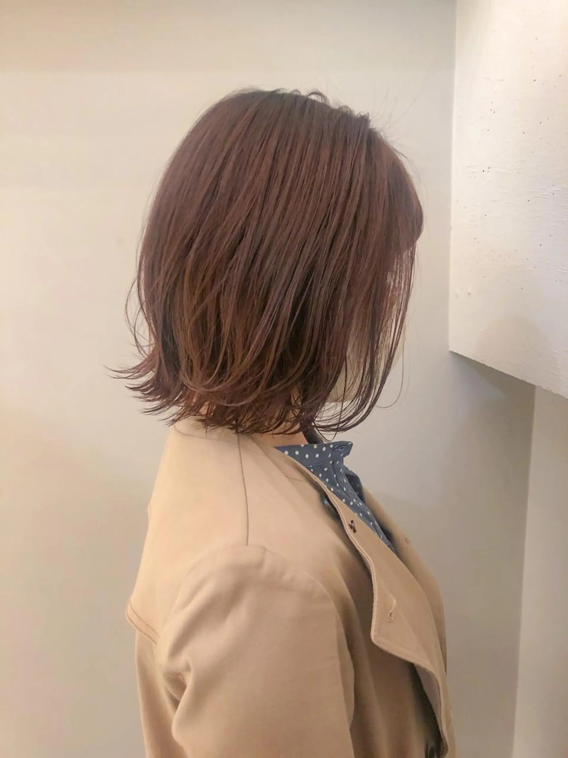 ミディアム カラー ショートボブ💗 ヤマネシオリのヘアスタイル