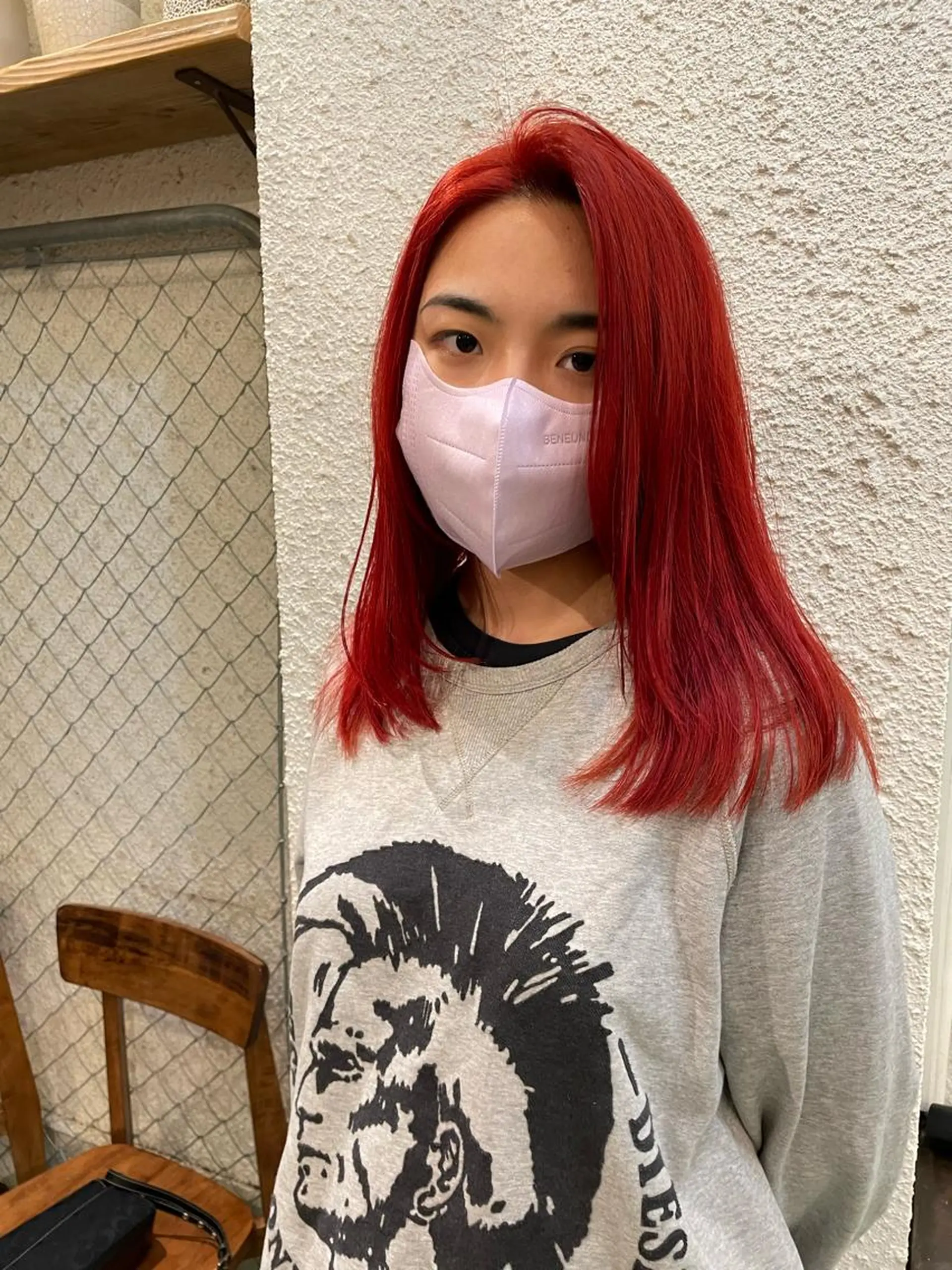 セミロング カラー ヘアカラー トリートメント 〽️magico/ ウルフDaiki〽️のヘアスタイル