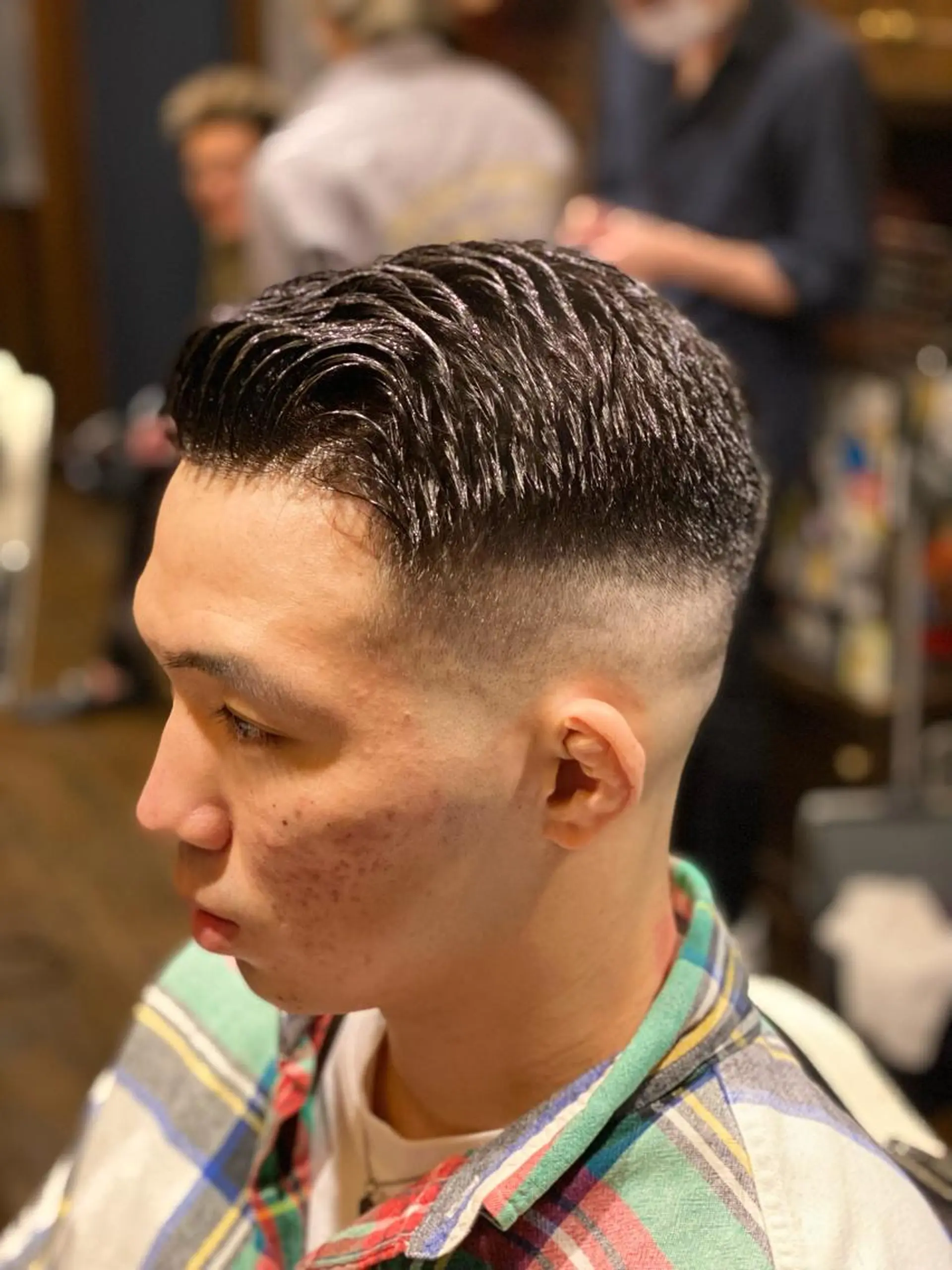 ショート パーマ 竹林 烈のヘアスタイル