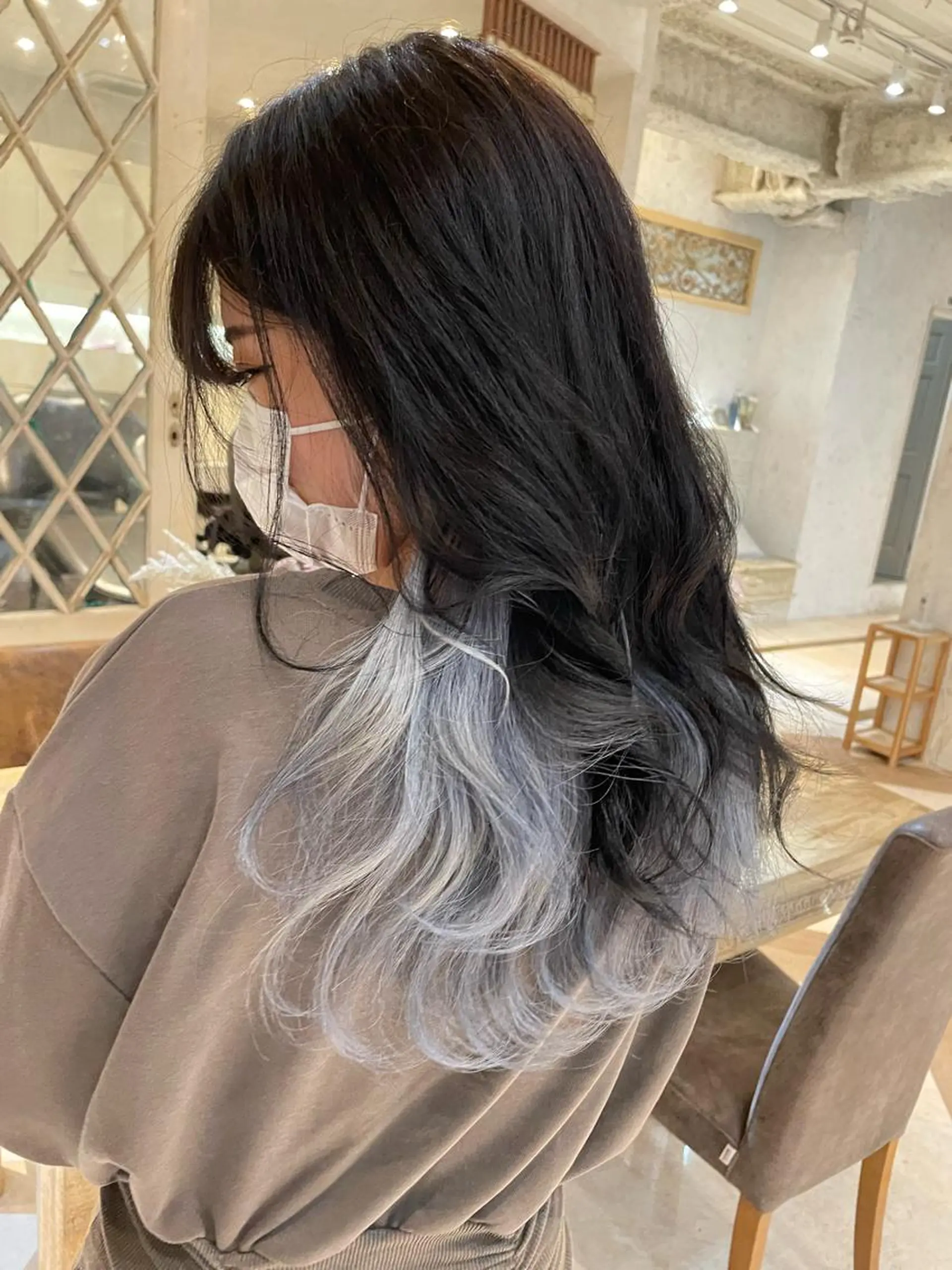 ロング カラー ヘアカラー トリートメント 大西 天使のヘアスタイル