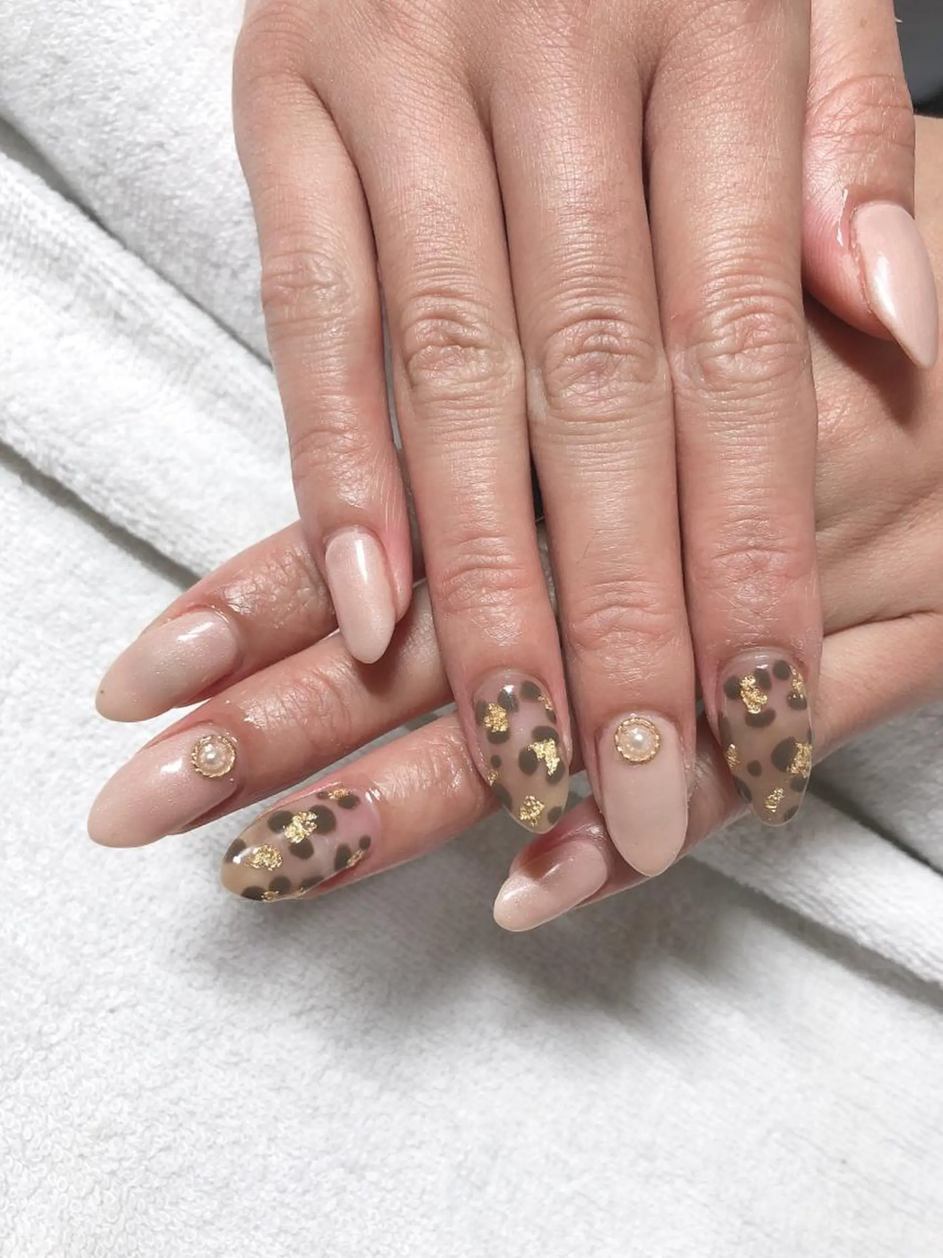 ミディアム ネイル アートネイル ハンドネイル 《LB》ラブリエ Nail&eyeのマツエク・マツパデザイン