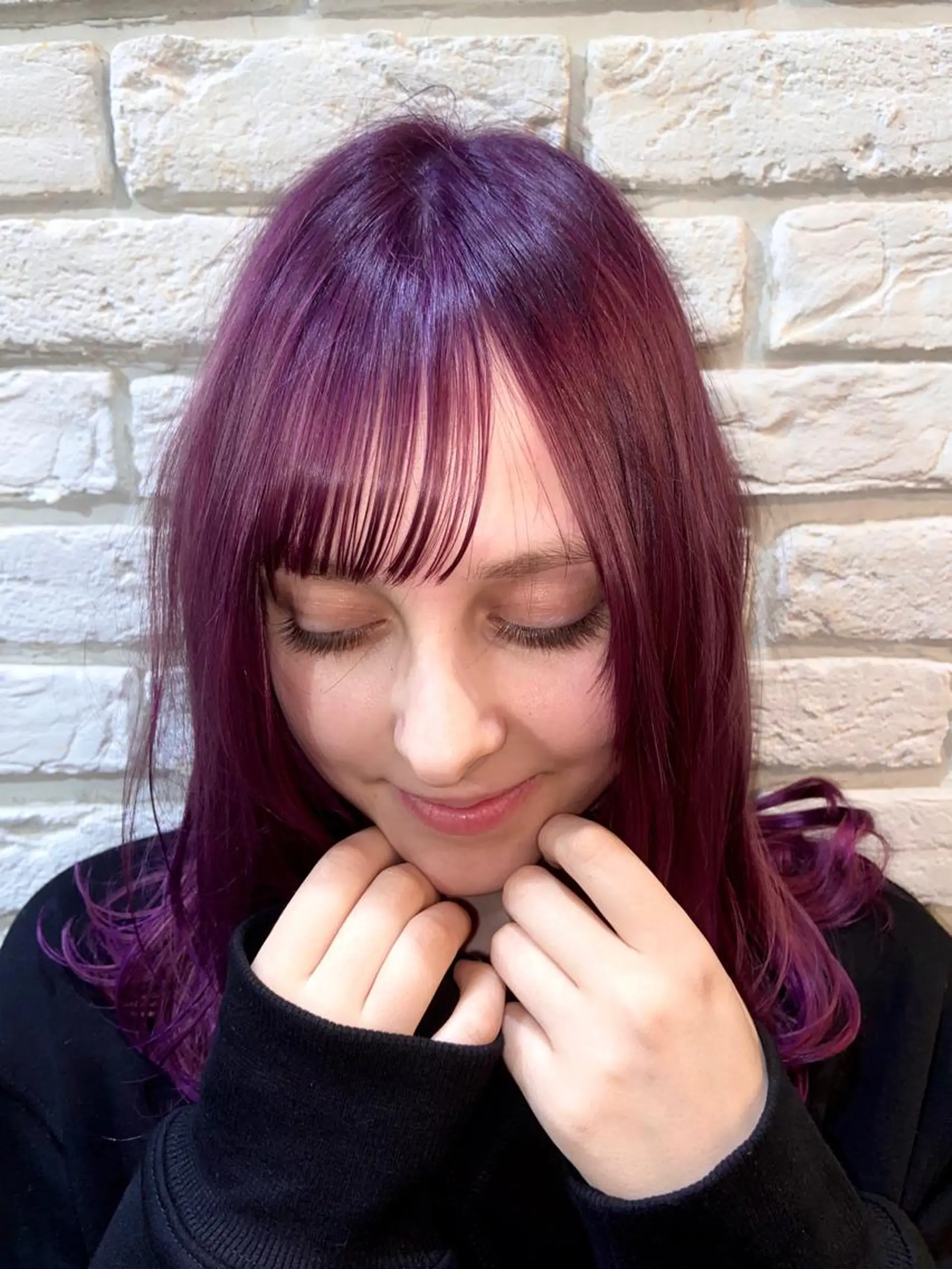 セミロング ヘアアレンジ 🦉静かに過ごしたい 方、個室席🦉タナカのヘアスタイル