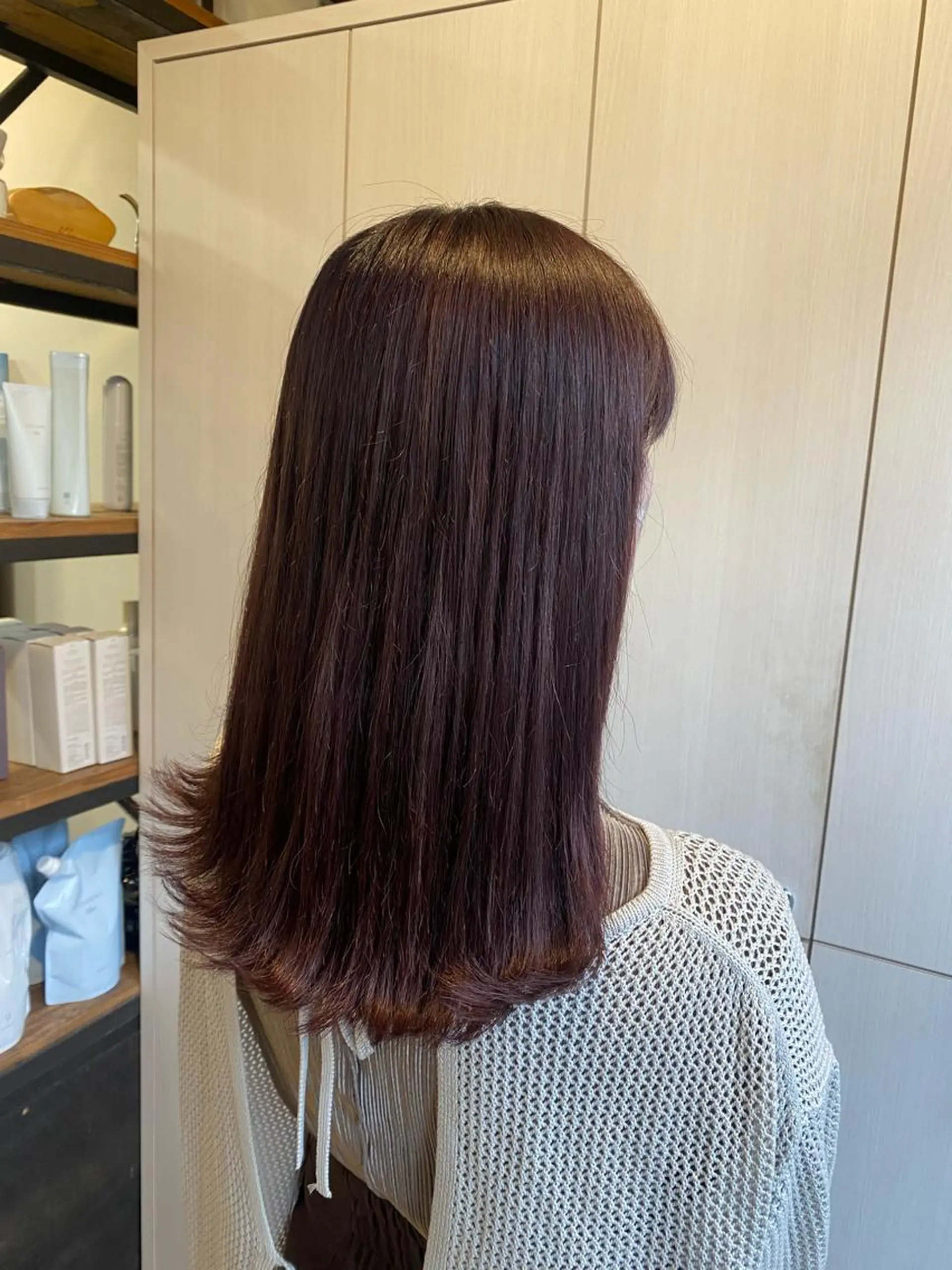 ロング ヘアカラー つじ みさきのヘアスタイル