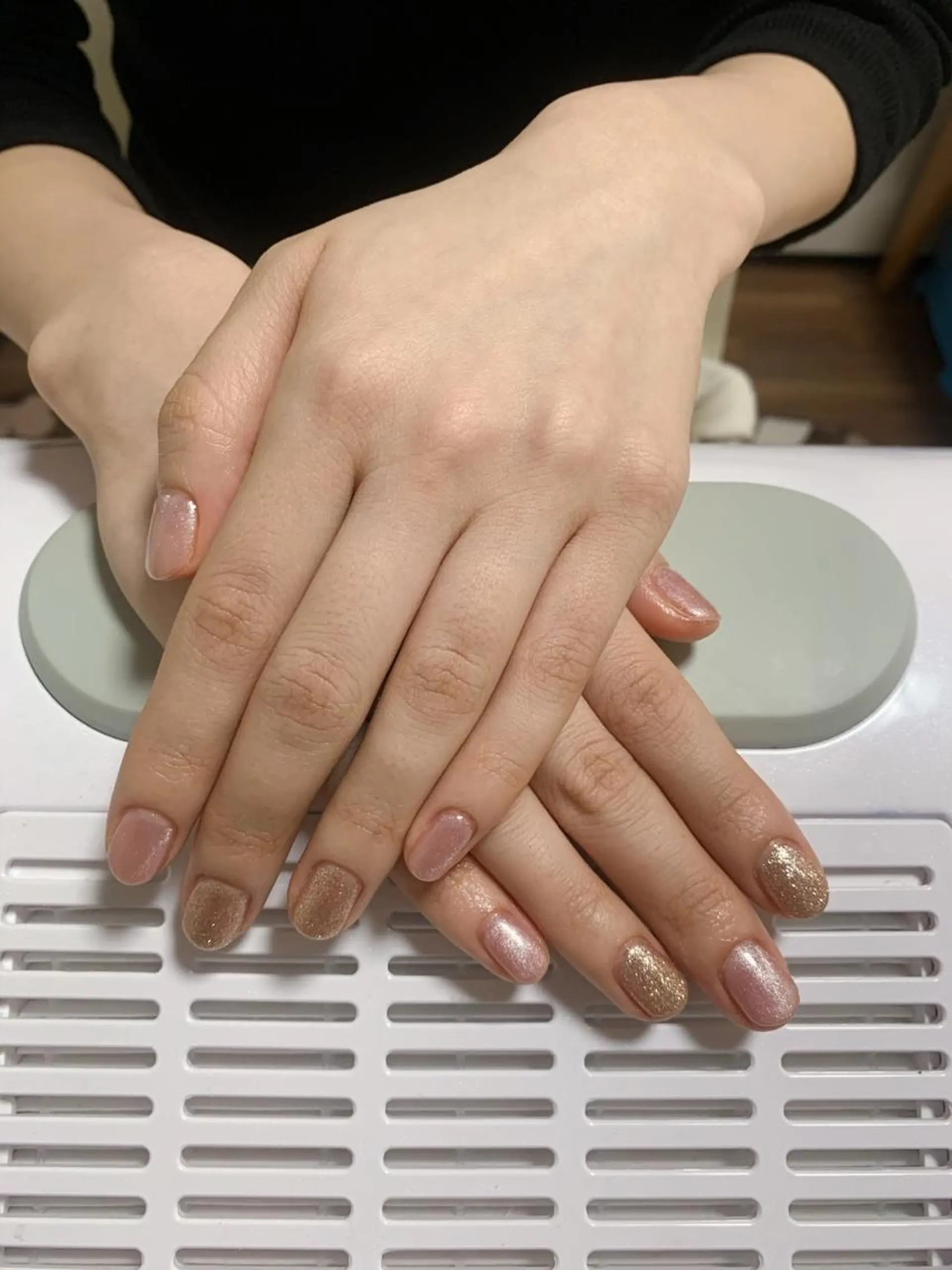 ネイル ラメ(グリッター) マグネットネイル 林 ✨syousyouのネイルデザイン