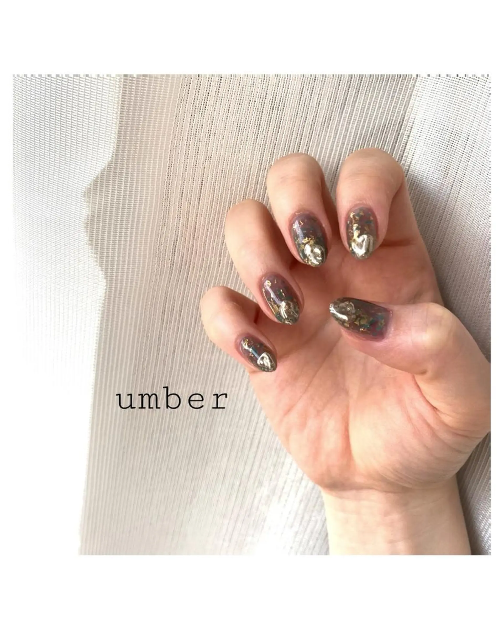 ネイル クリアネイル フラッシュネイル フットネイル フレンチネイル マグネットネイル ハンドネイル umber 三茶1分のネイルデザイン