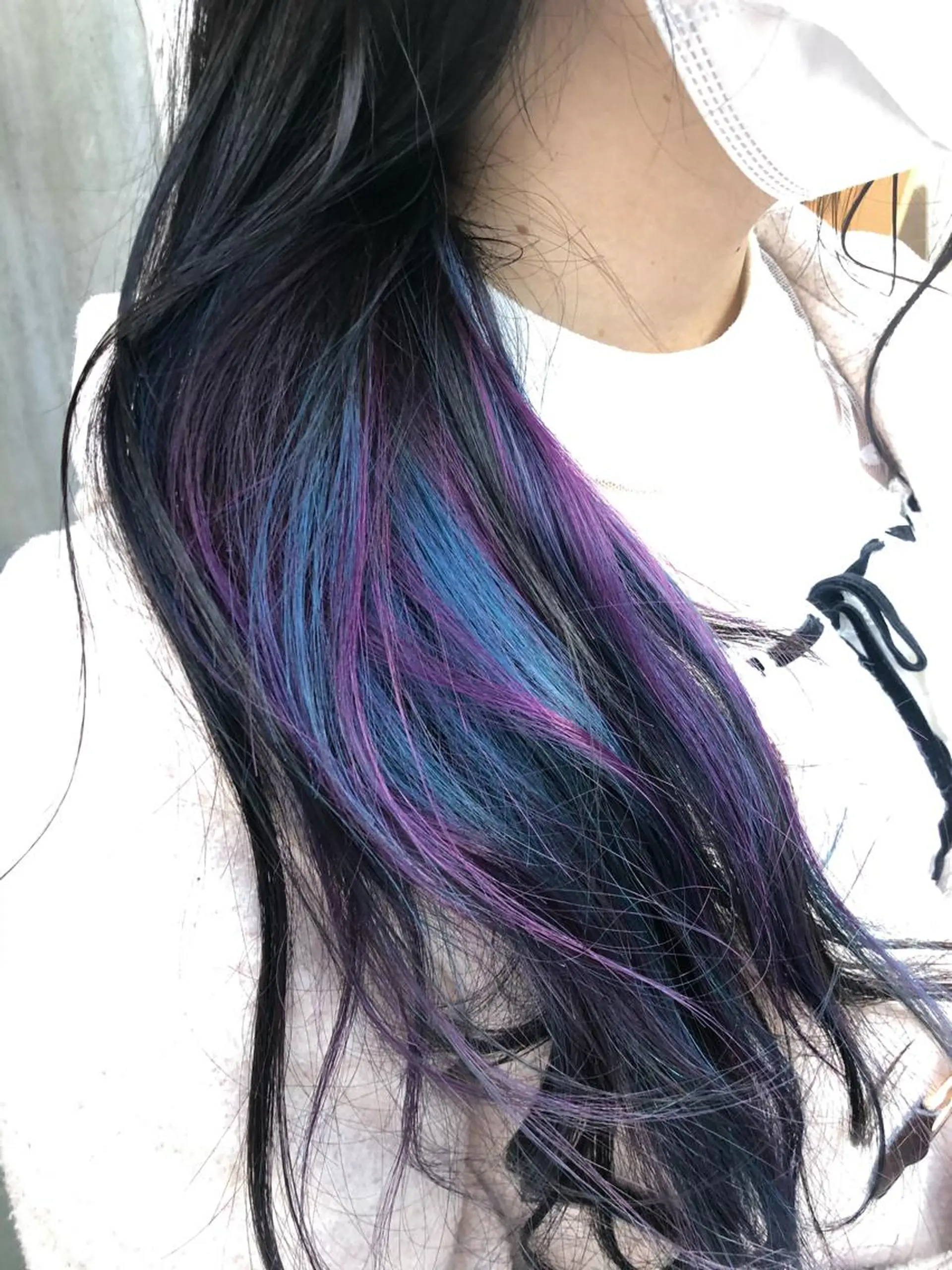 ロング カラー アッシュ バレイヤージュ ミストバング ベージュカラー ブリーチ カット ヘアカラー トリートメント 原宿サロン代表 デザインカラー伊藤卓のヘアスタイル