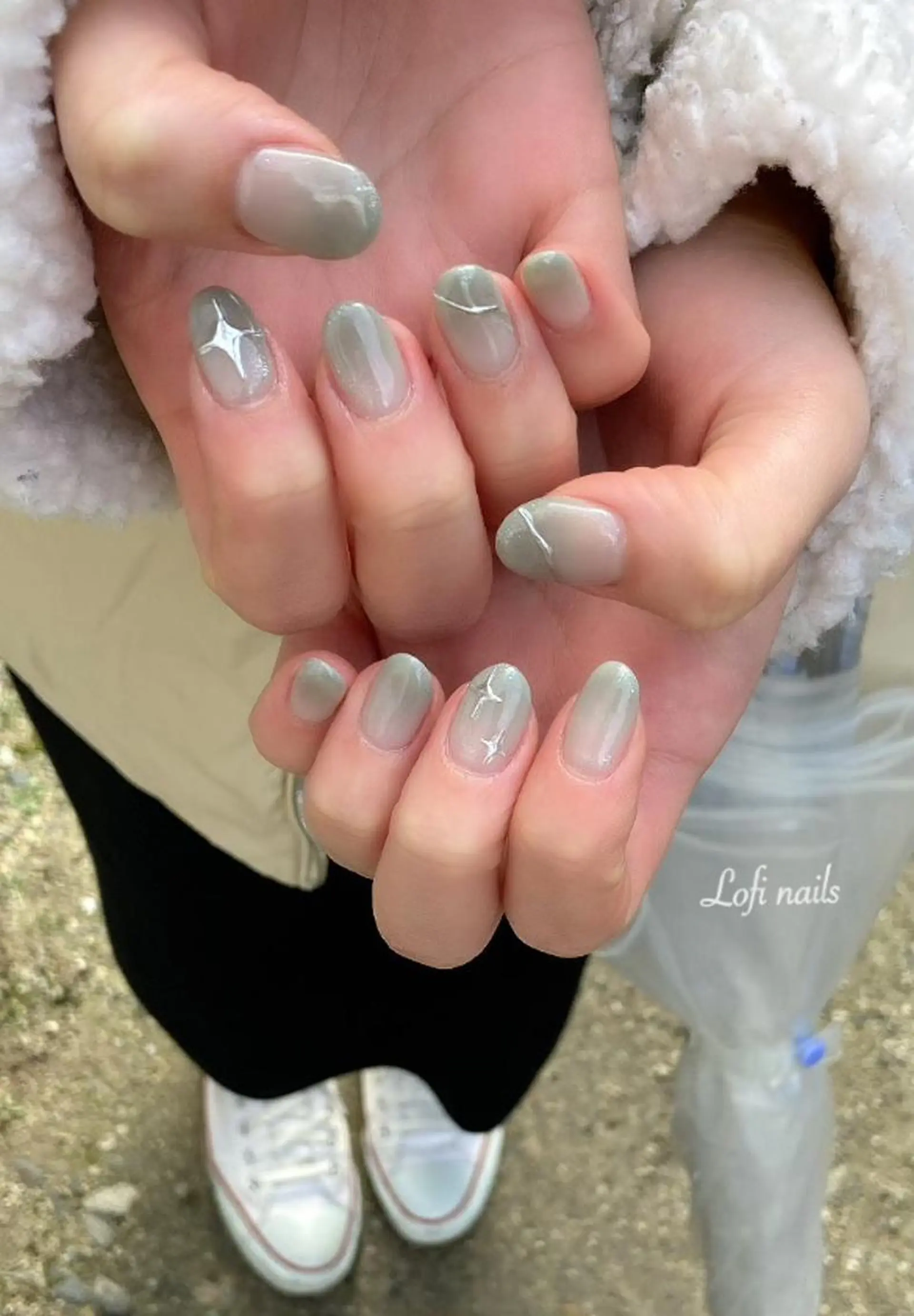 ミディアム ネイル Lofi nails ゆきこのネイルデザイン