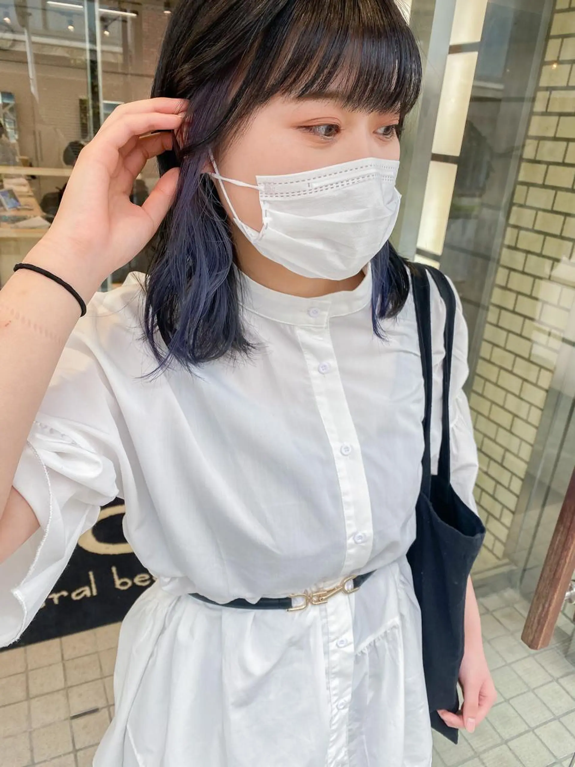 ミディアム カラー 韓国風スタイル 🍓MIZUKI🍓のヘアスタイル