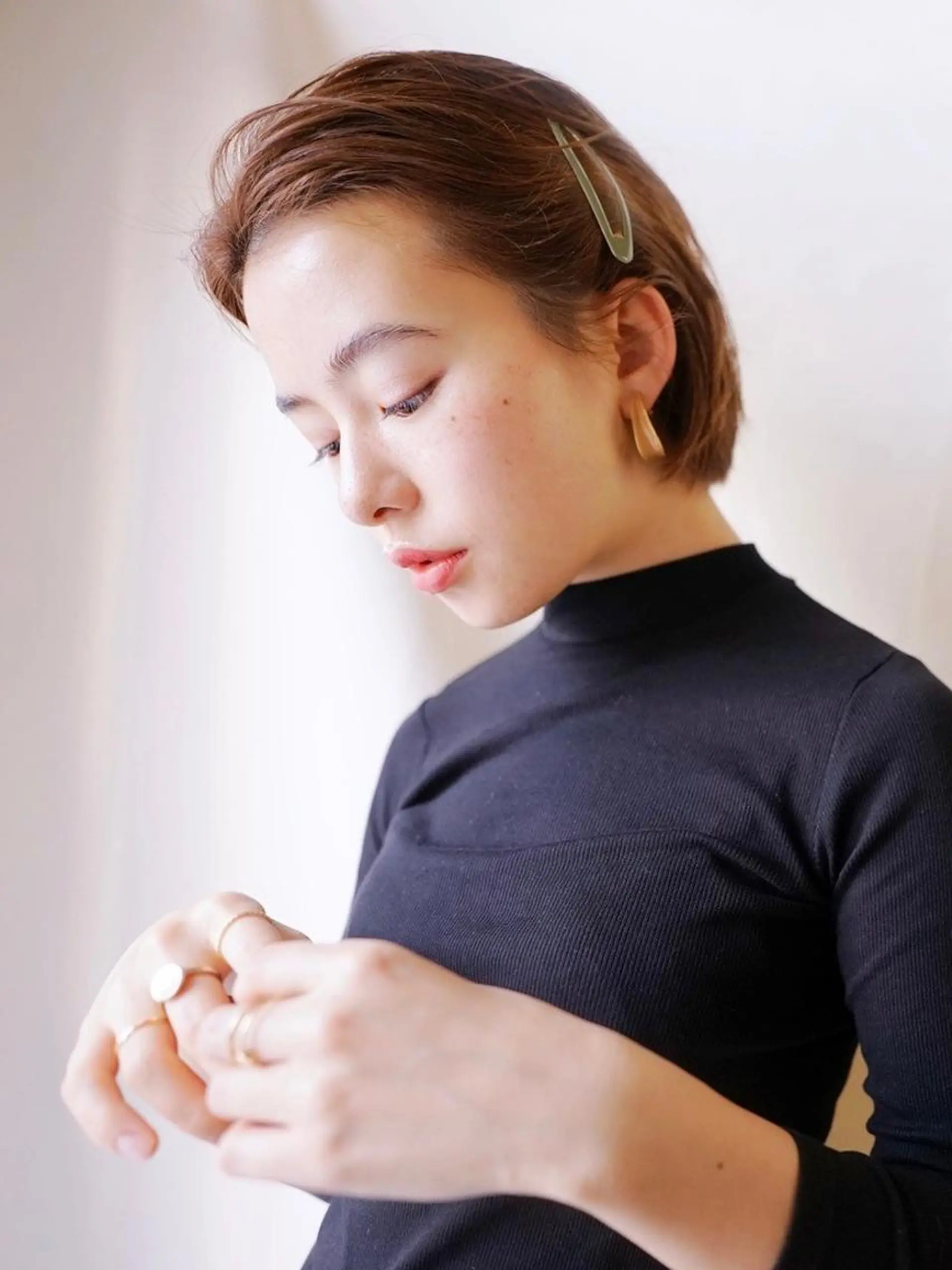 ロング パーマ カラー バレイヤージュ ブリーチ ケアブリーチ デザインカラー ダブルカラー 縮毛矯正 【N°deseo】 吉祥寺のヘアスタイル