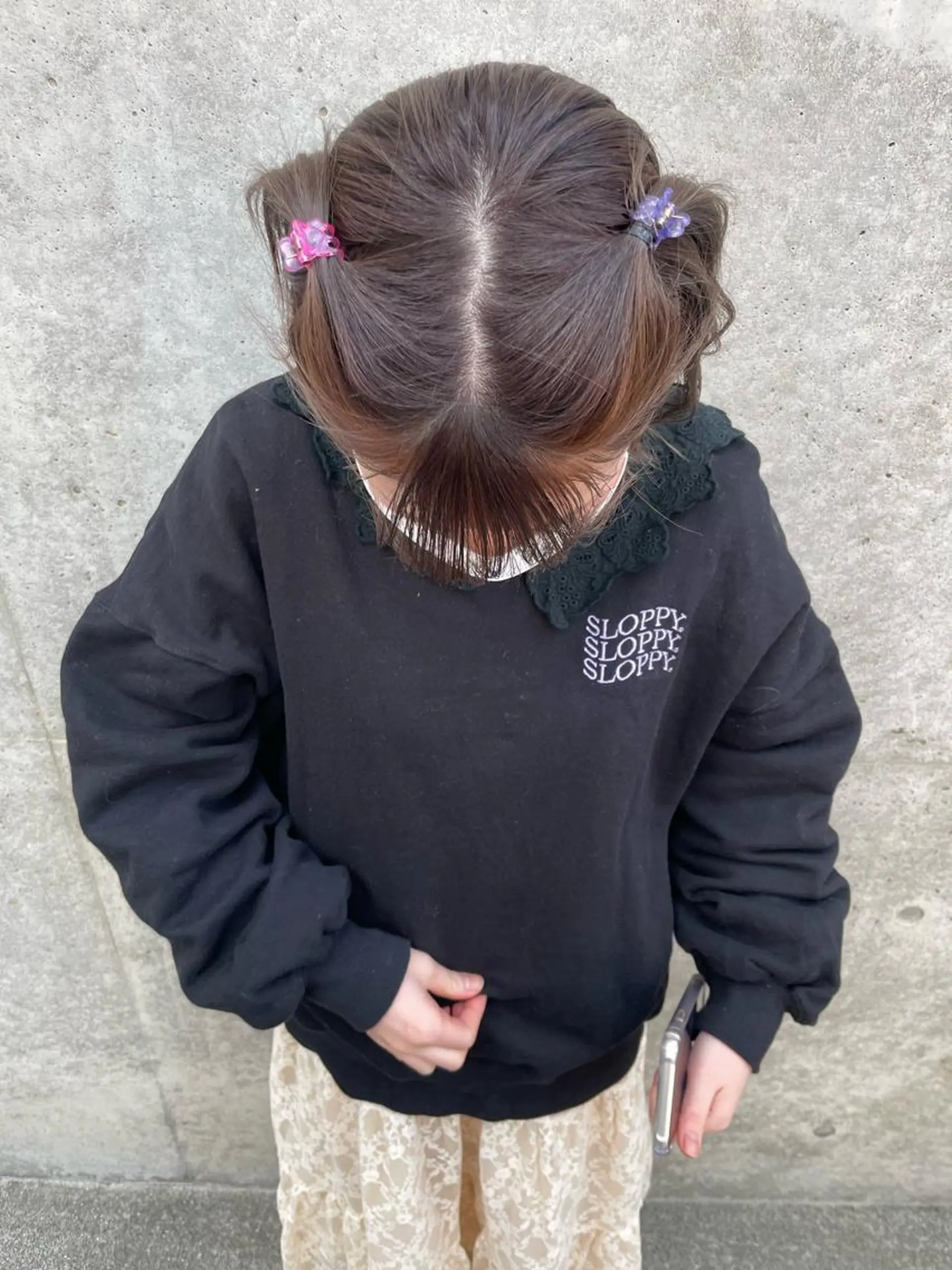 カラー ミストバング  フェイスフレーミング Maisie所属・ヘアアレンジ/ 暖色🩵hazukiのヘアスタイル