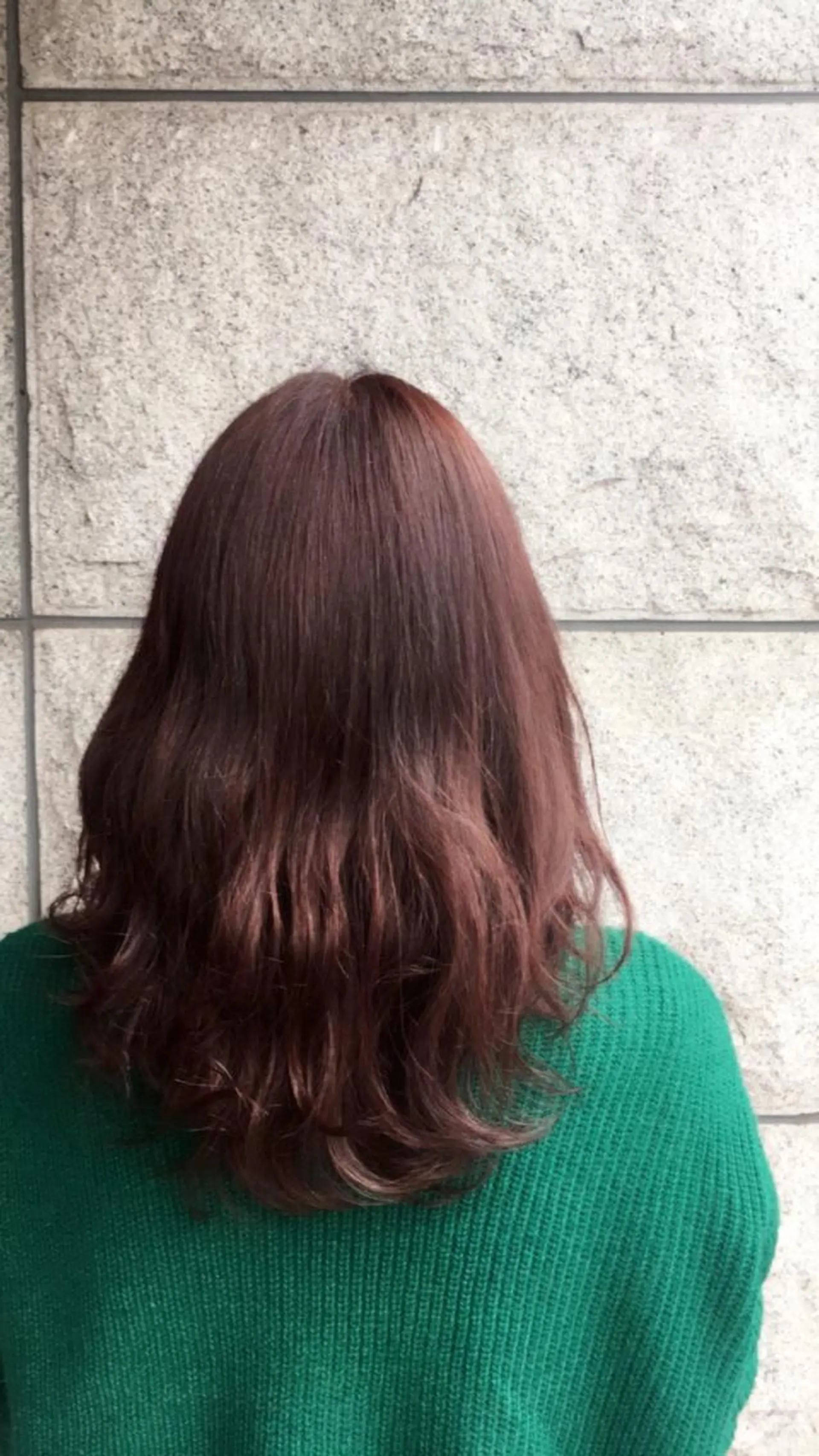 セミロング カラー sato manamiのヘアスタイル