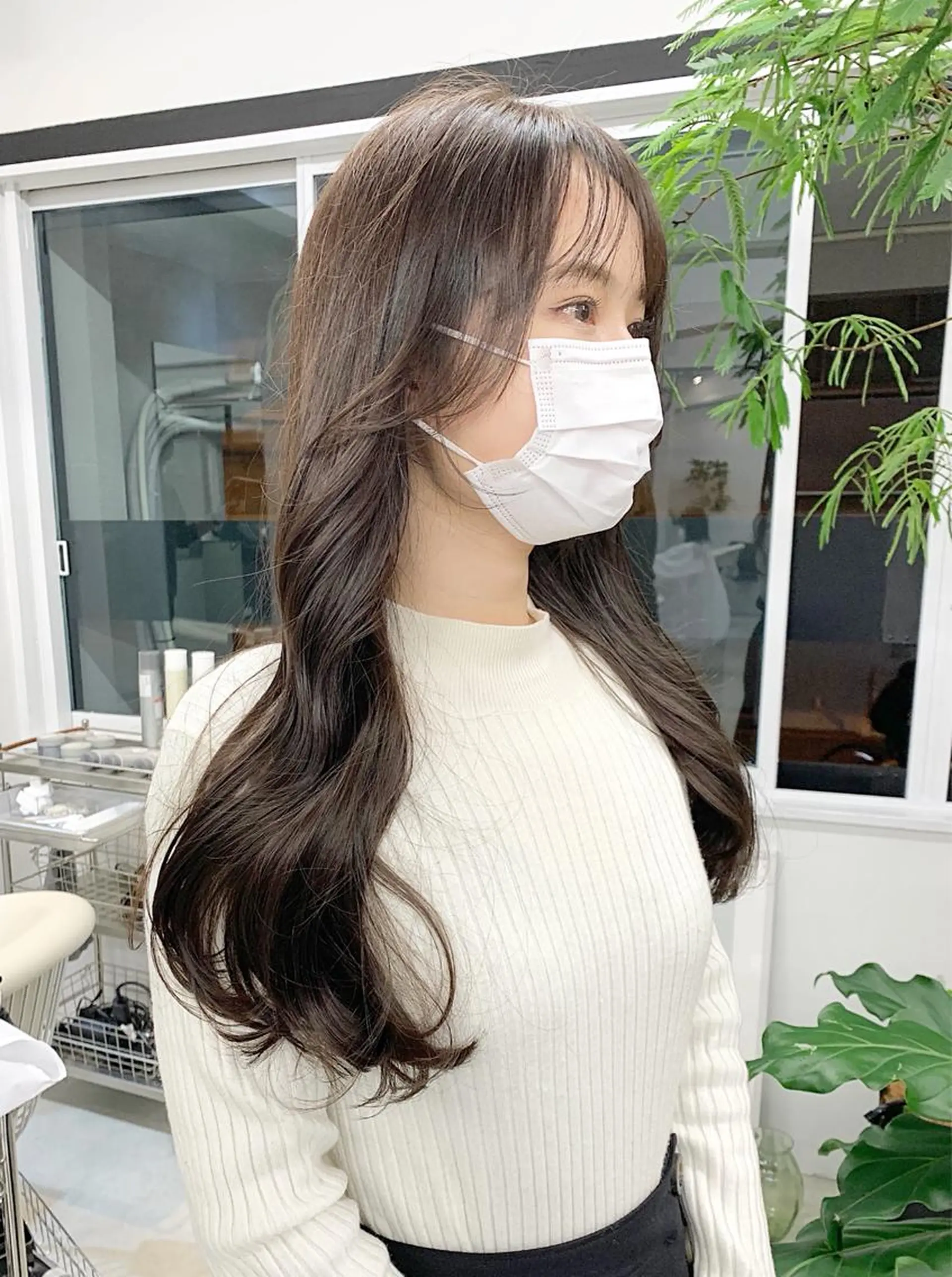 ロング カラー カット ヘアカラー 樫原裕二 /柔らかいカラーのヘアスタイル