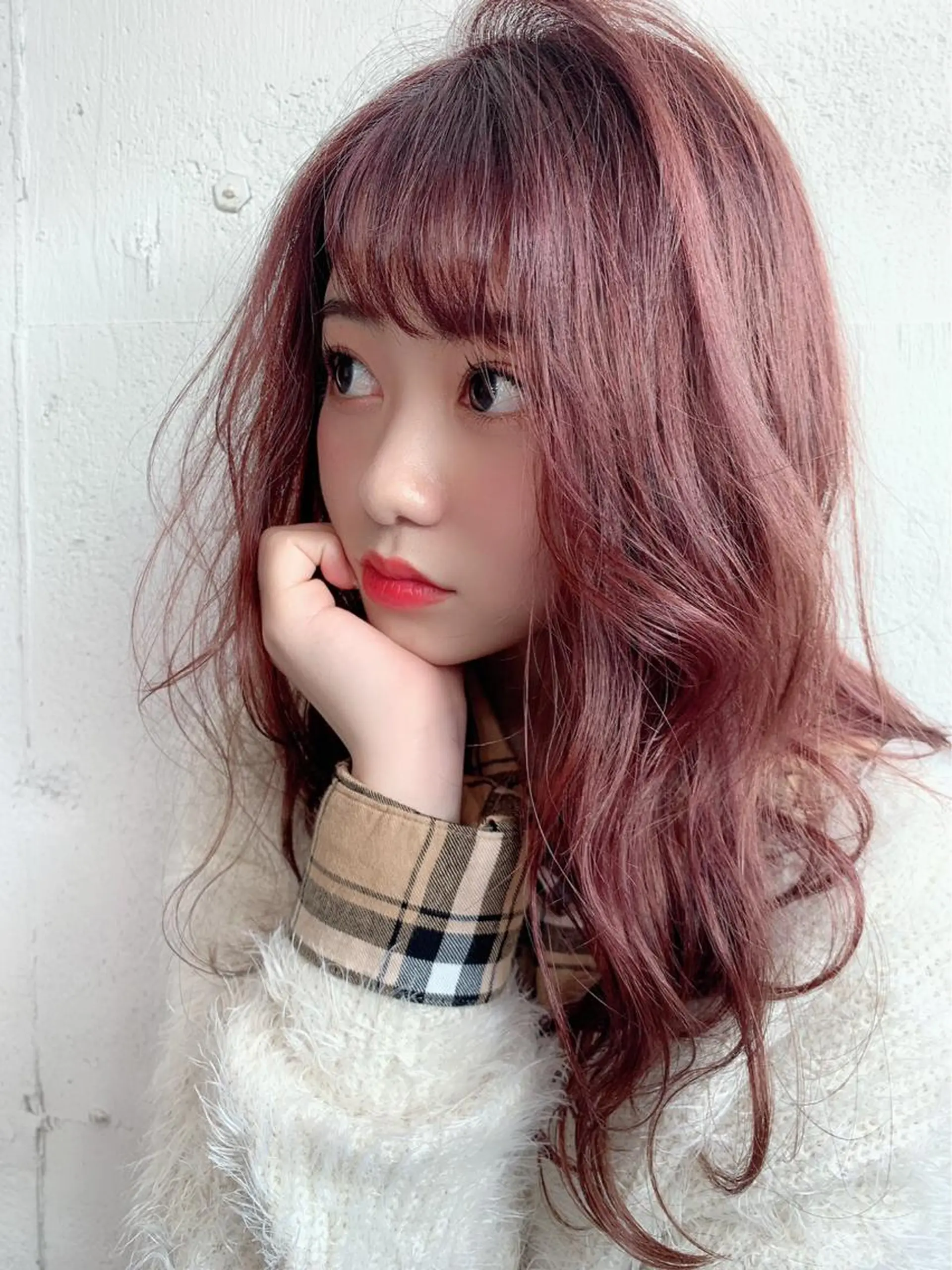 ミディアム カラー パーマ ヘアアレンジ メンズ キッズ ピンクカラー ChuDuck所属・🐮ChuDuck 代表 SHOTA🐮のヘアスタイル