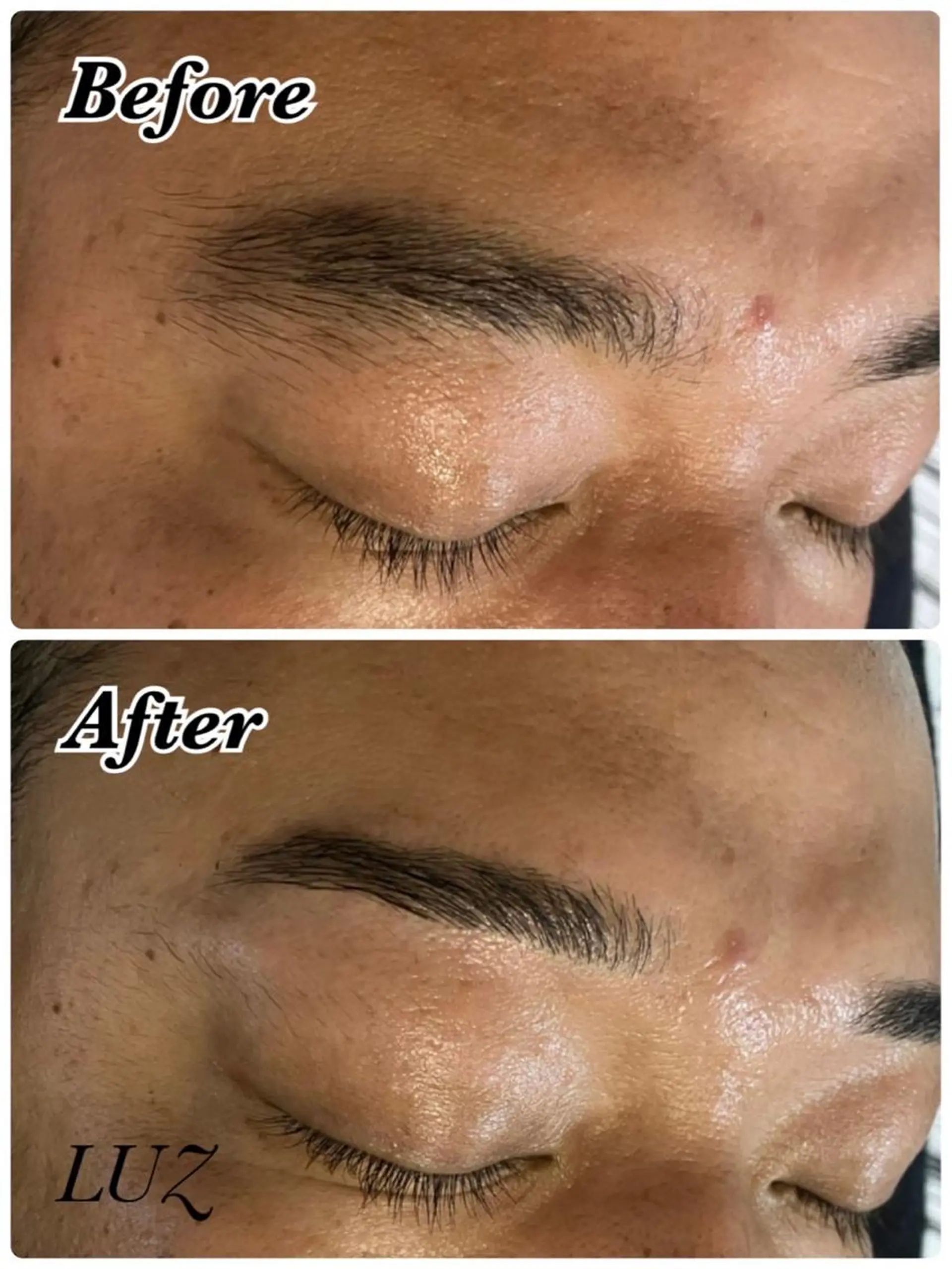 メンズ アイブロウ 眉カット ハリウッドブロウリフト メンズアイブロウ 眉毛ワックス脱毛 ワックス脱毛 眉カット その他(アイブロウ) メンズフェイシャル アイブロウ・ルースのエステ・リラクイメージ