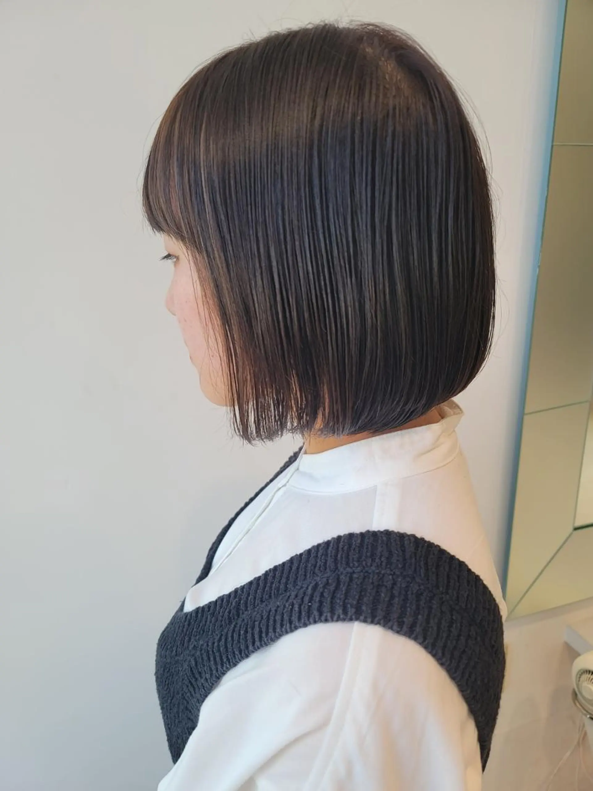 ショート カラー インナーカラー ボブ カット ヘッドスパ 鈴木 翠のヘアスタイル