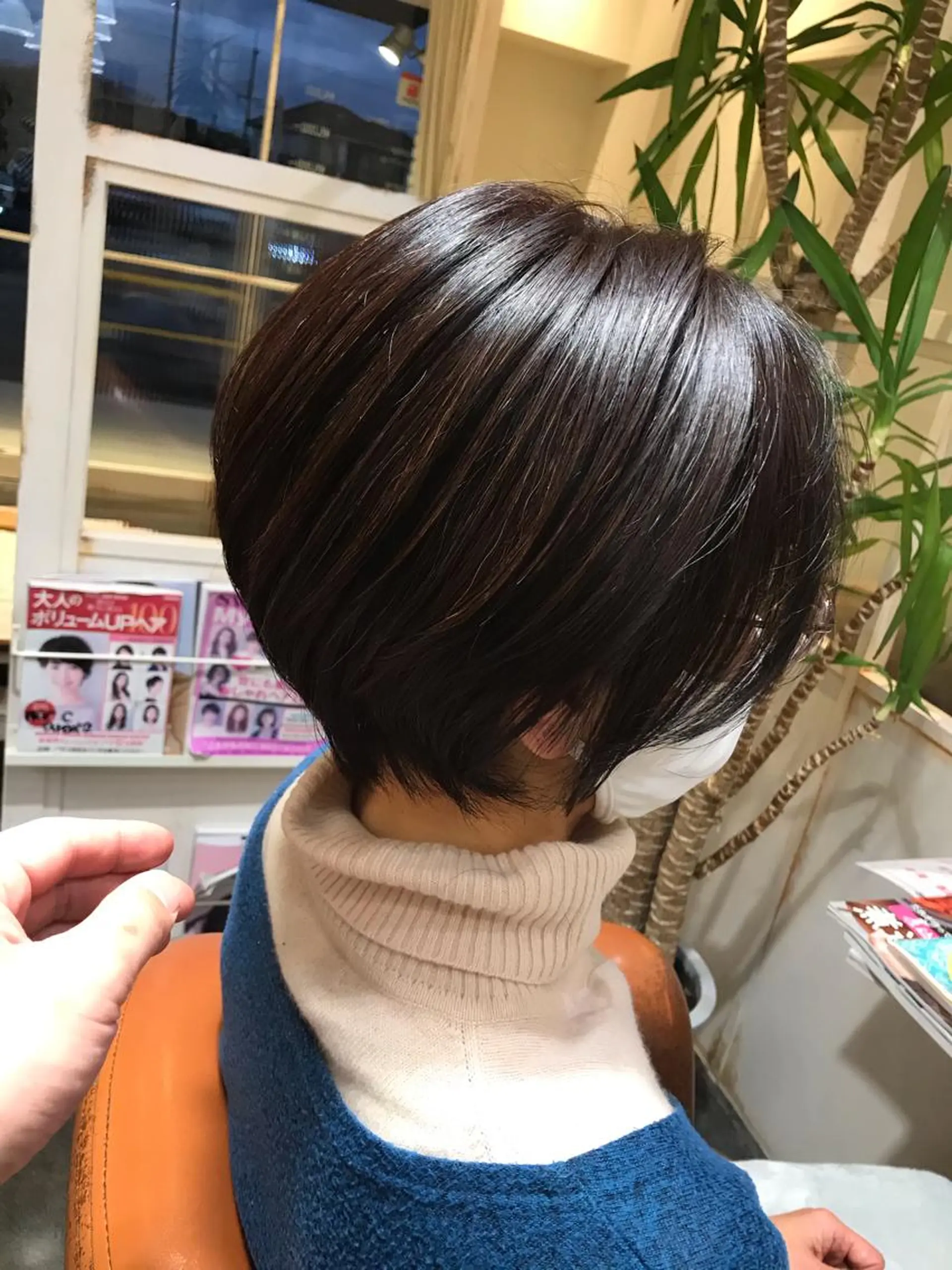 ショート ショートボブ ボブ ショートヘア カット ヘアカラー [髪質改善] 北生駒 店長/古居聖理のヘアスタイル