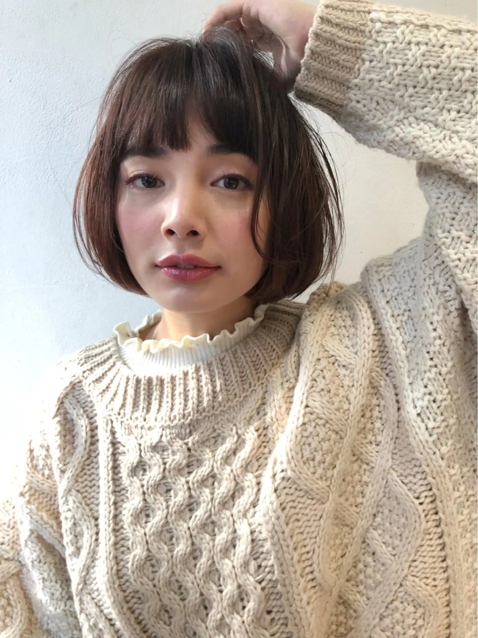 ショート カラー ボブ カット特化柏駅 徒歩3分LOUのヘアスタイル