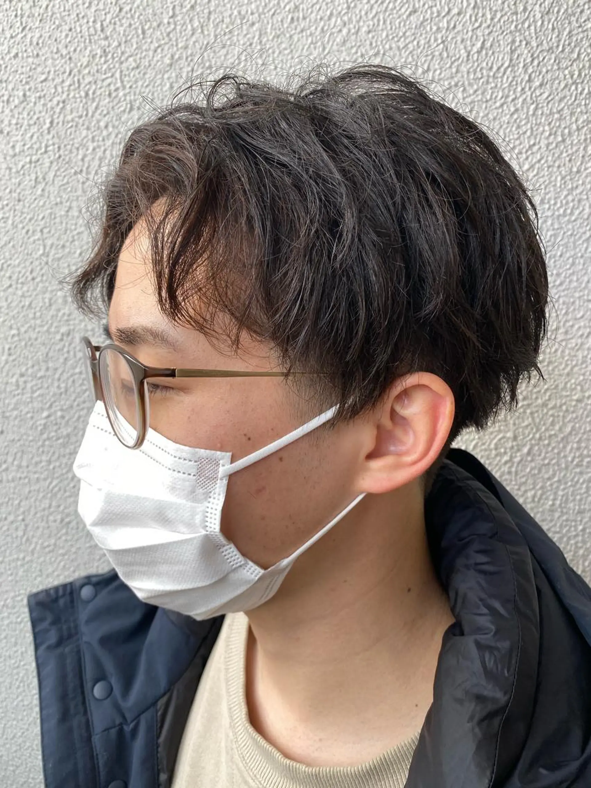 ミディアム メンズ 柳澤 和也のヘアスタイル