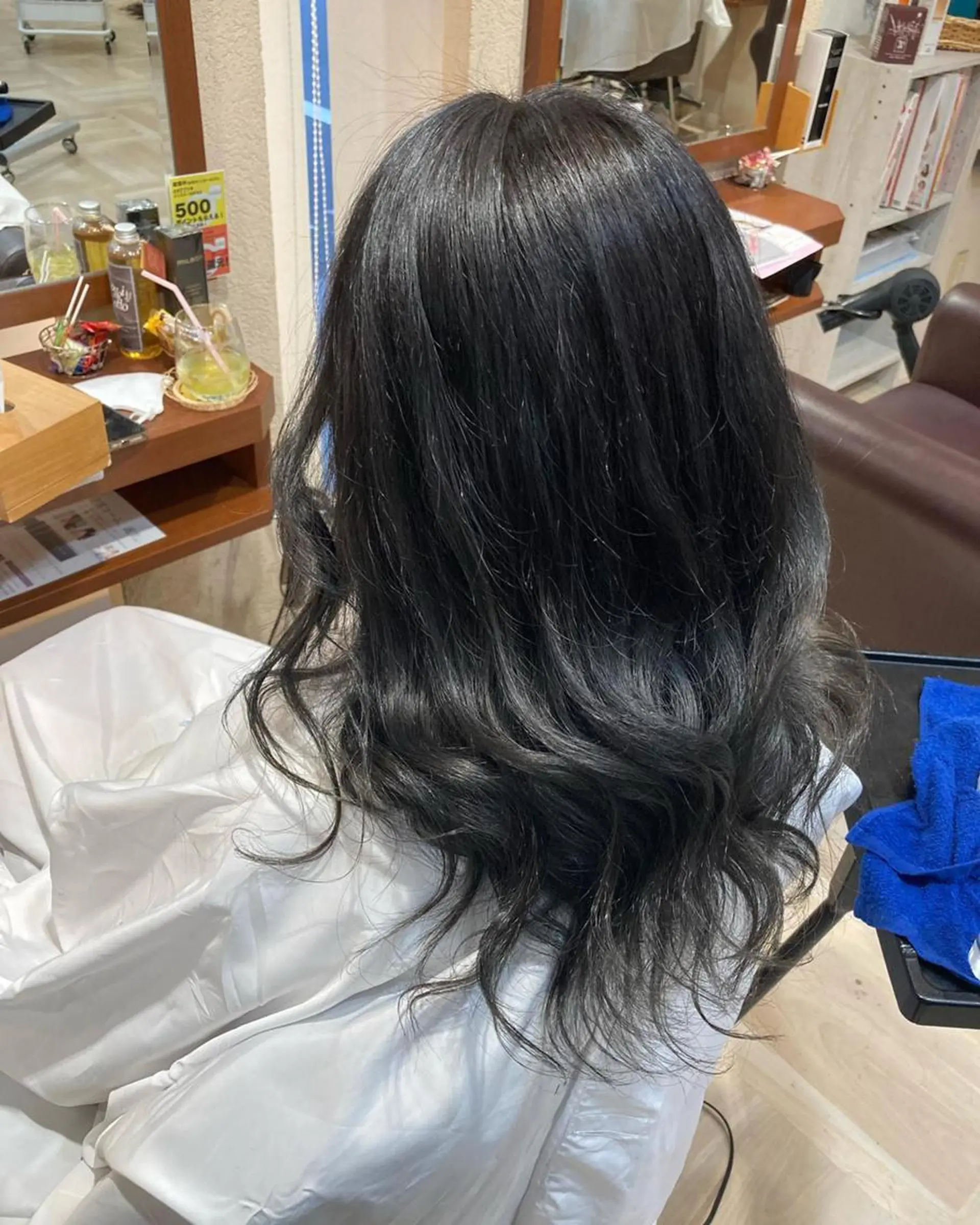 カラー ブリーチ 透明感カラー グレージュ アイスグレージュ ブリーチなしカラー 髪質改善/透明感 カラー/内藤有須加のヘアスタイル