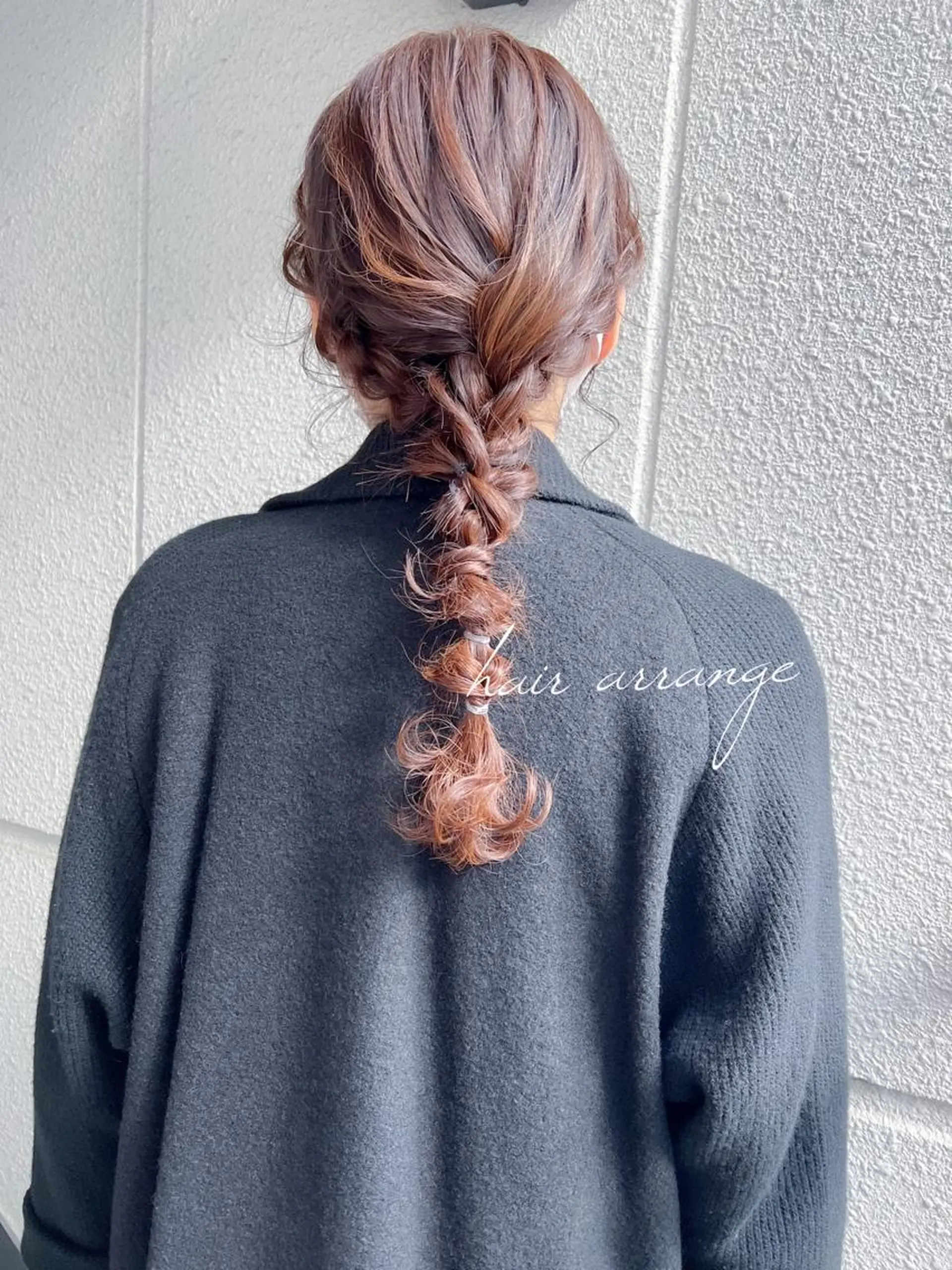 セミロング ヘアアレンジ ヘアセット カラーパティシエ facce🌼ikoのヘアスタイル