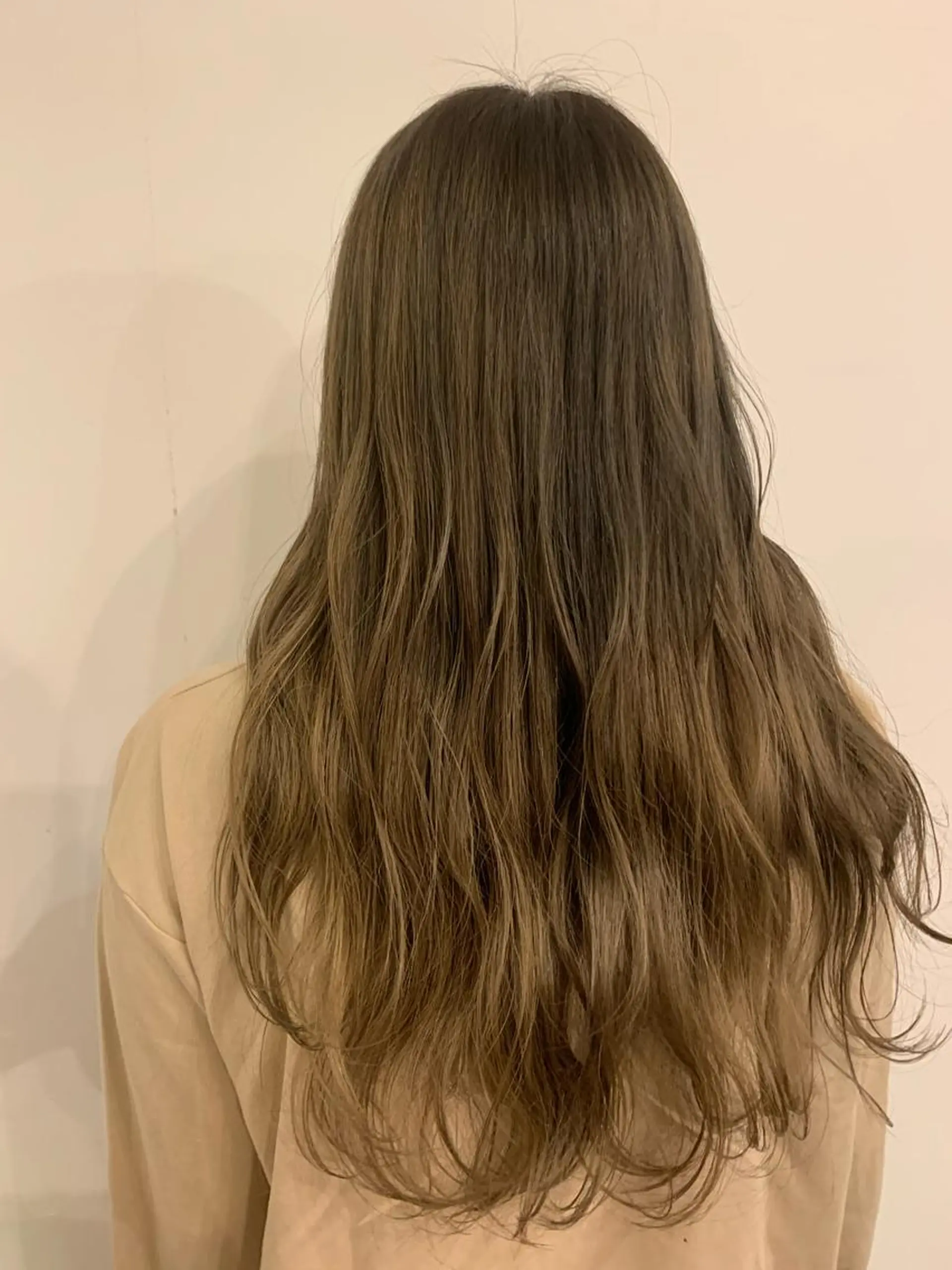 ロング カラー アッシュ ダブルカラー オリーブアッシュ Sachiko ❤︎Pressのヘアスタイル