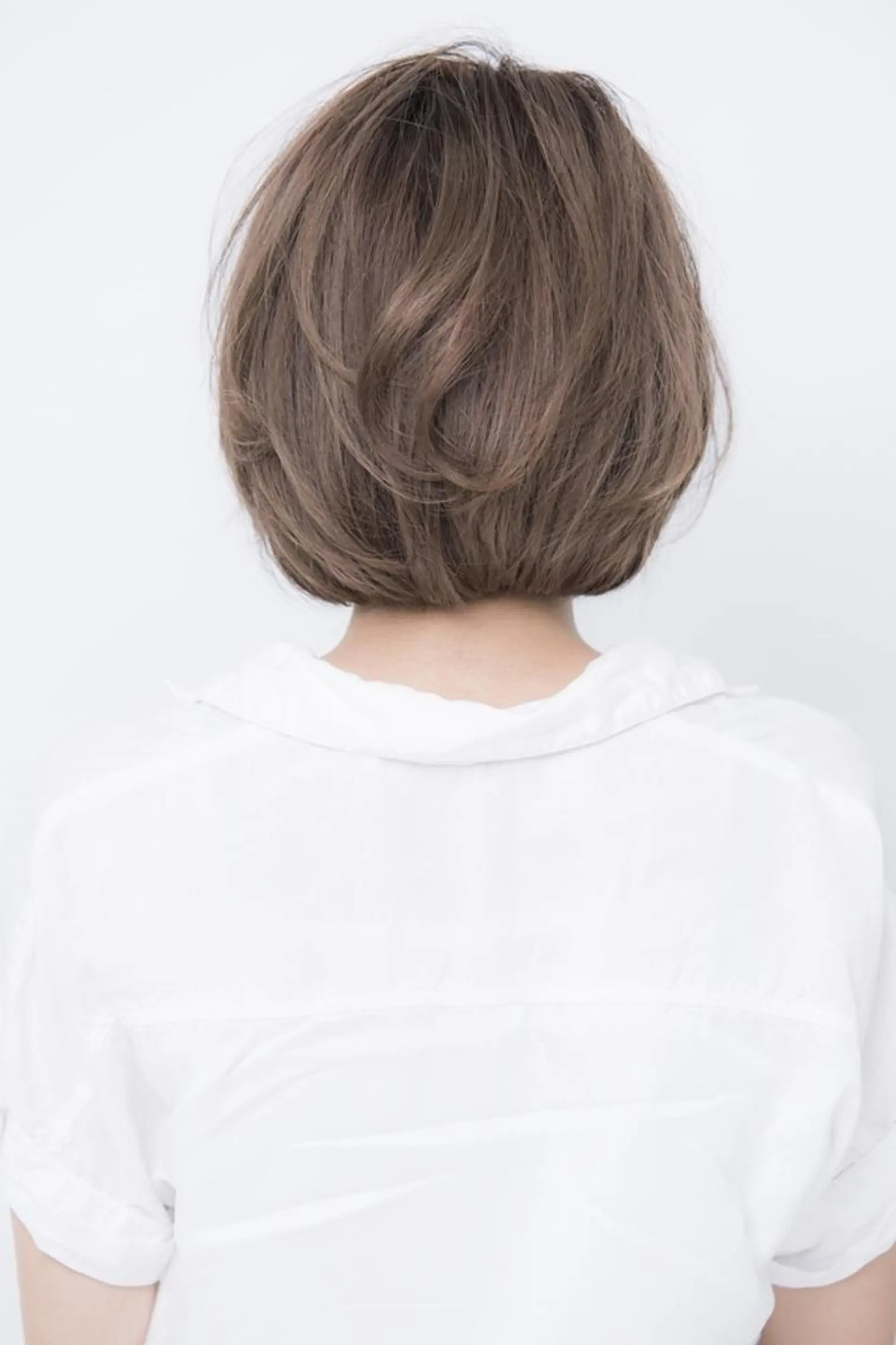 ミディアム カラー パーマ 橋口 晃典のヘアスタイル