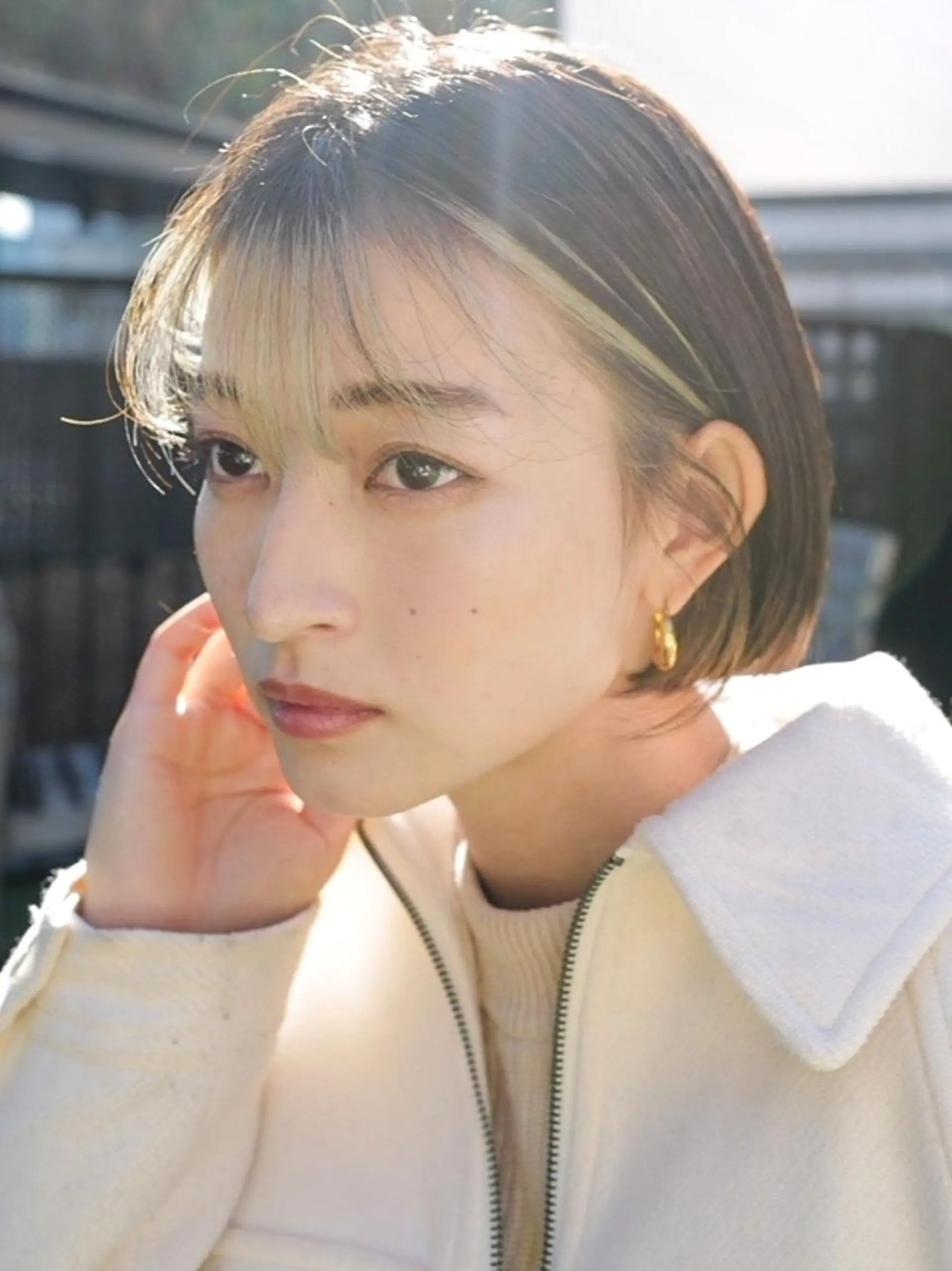 ショート カラー ヘアアレンジ cecil hair 難波店所属・髪質改善透明感カラー /SHOGO☀️のヘアスタイル