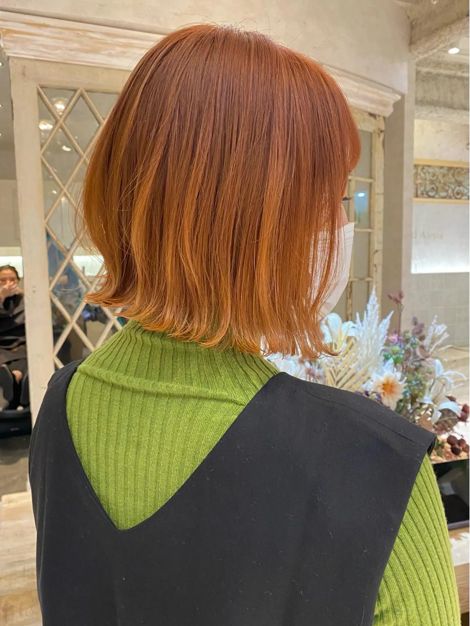 カラー 艶カラー/ボブ /似合わせ/田口愛那のヘアスタイル