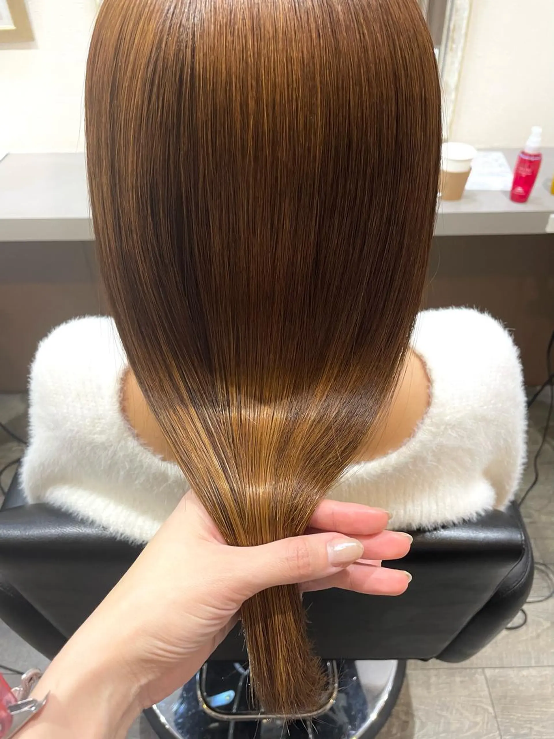 ミディアム 髪質改善 梅田/レイヤー /韓国/KANAのヘアスタイル