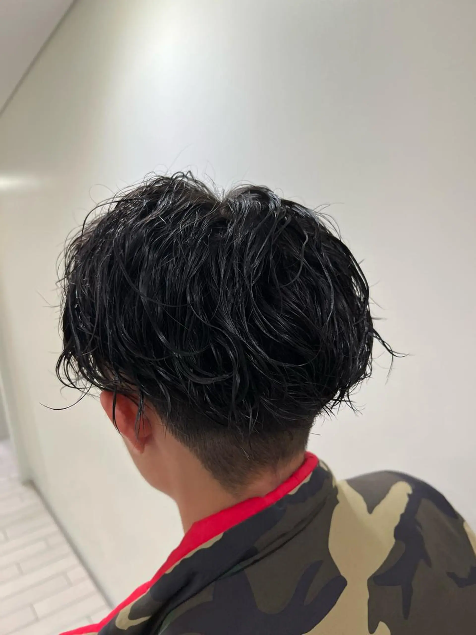 ショート パーマ メンズ 圓子 快のヘアスタイル