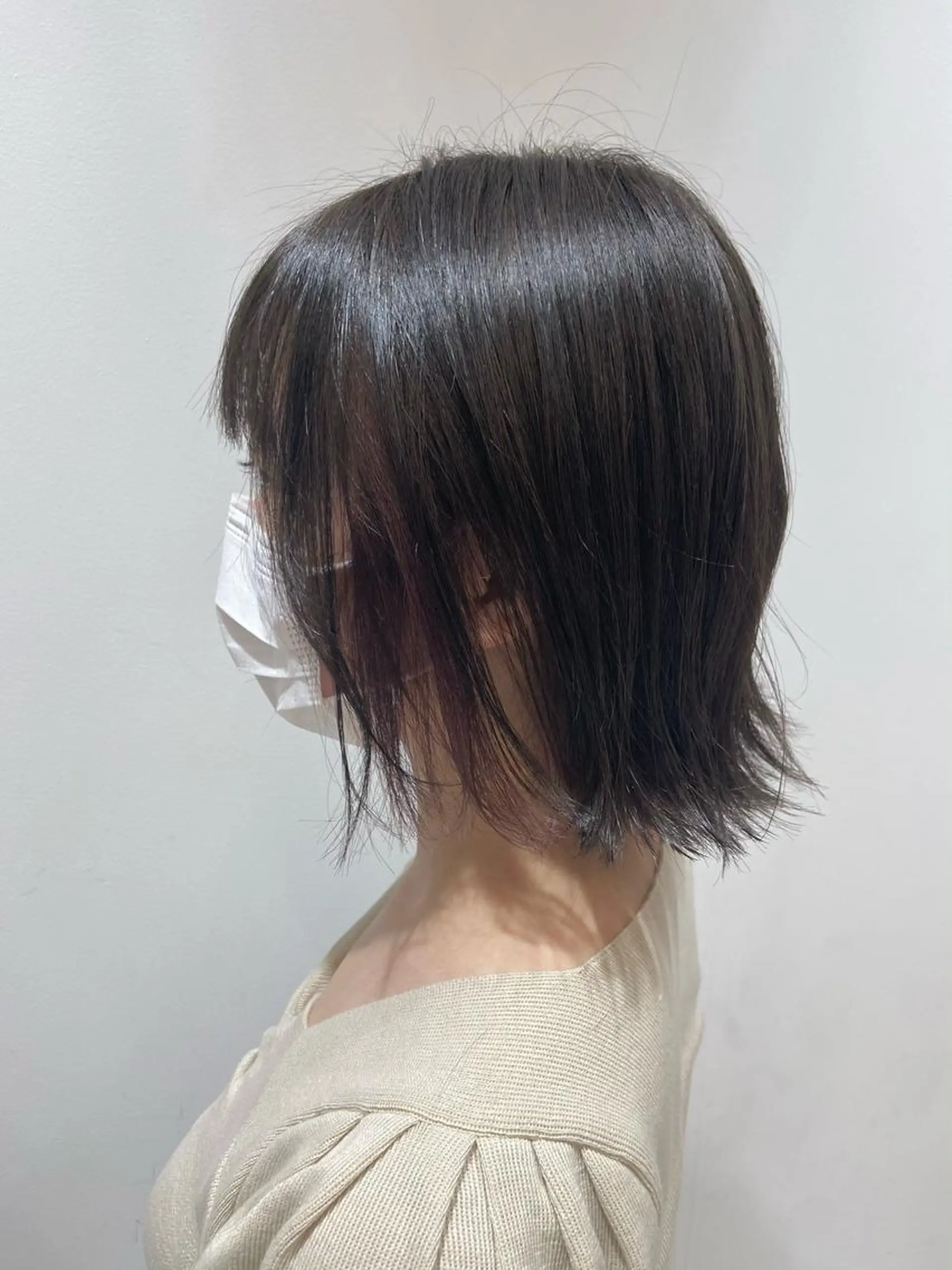 ミディアム カラー ヘアカラー 🐺ウルフ/レイヤー 似合わせ‎🤍沙羅のヘアスタイル