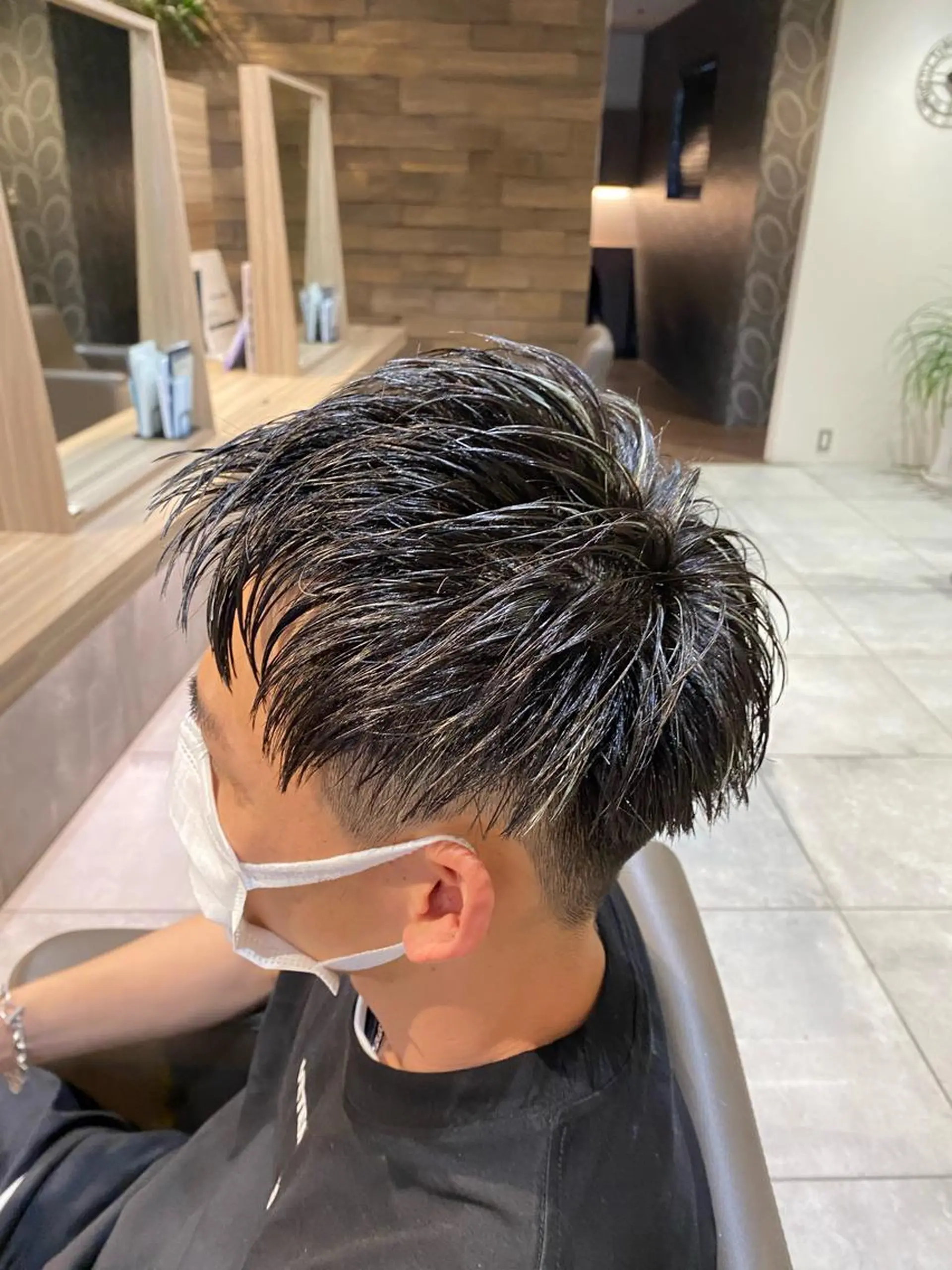 ショート カラー ハイライトカラー ハイライト ヘアカラー 川越 輝梨奈のヘアスタイル