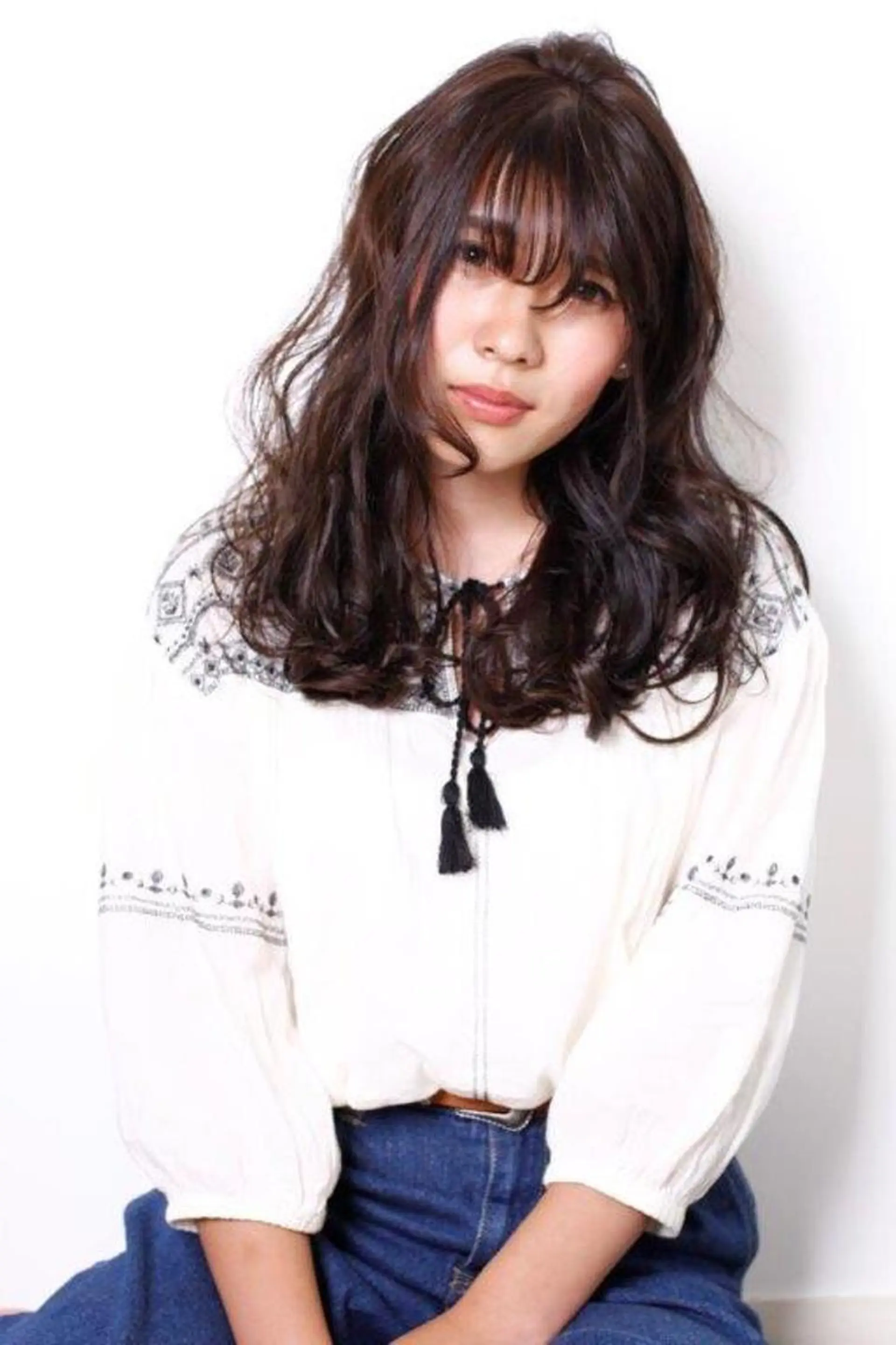 ロング カラー イルミナカラー ロング 🌈限定価格🌈 鈴木　瑛輔のヘアスタイル