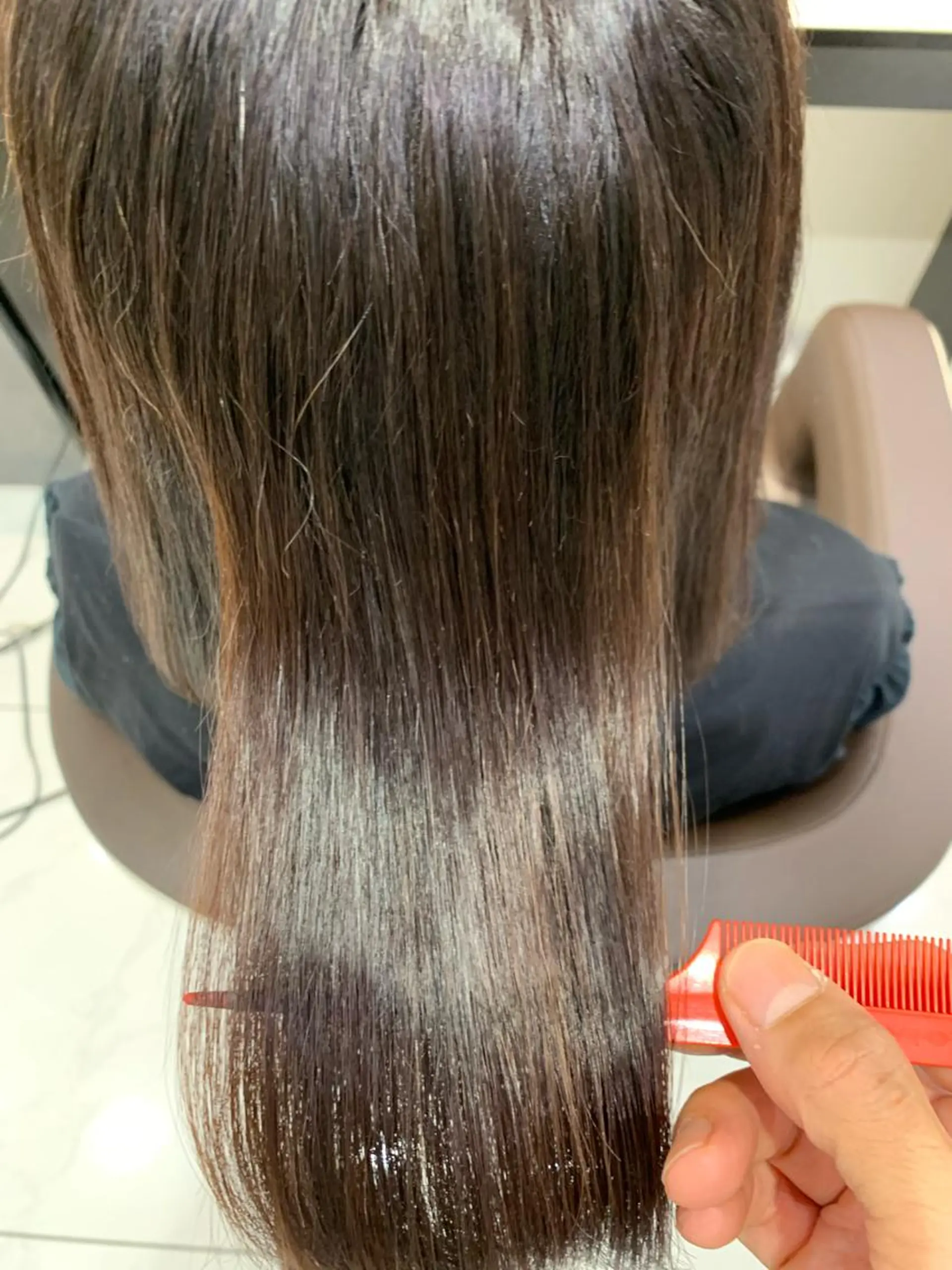 ロング カラー 小田切 栄司のヘアスタイル