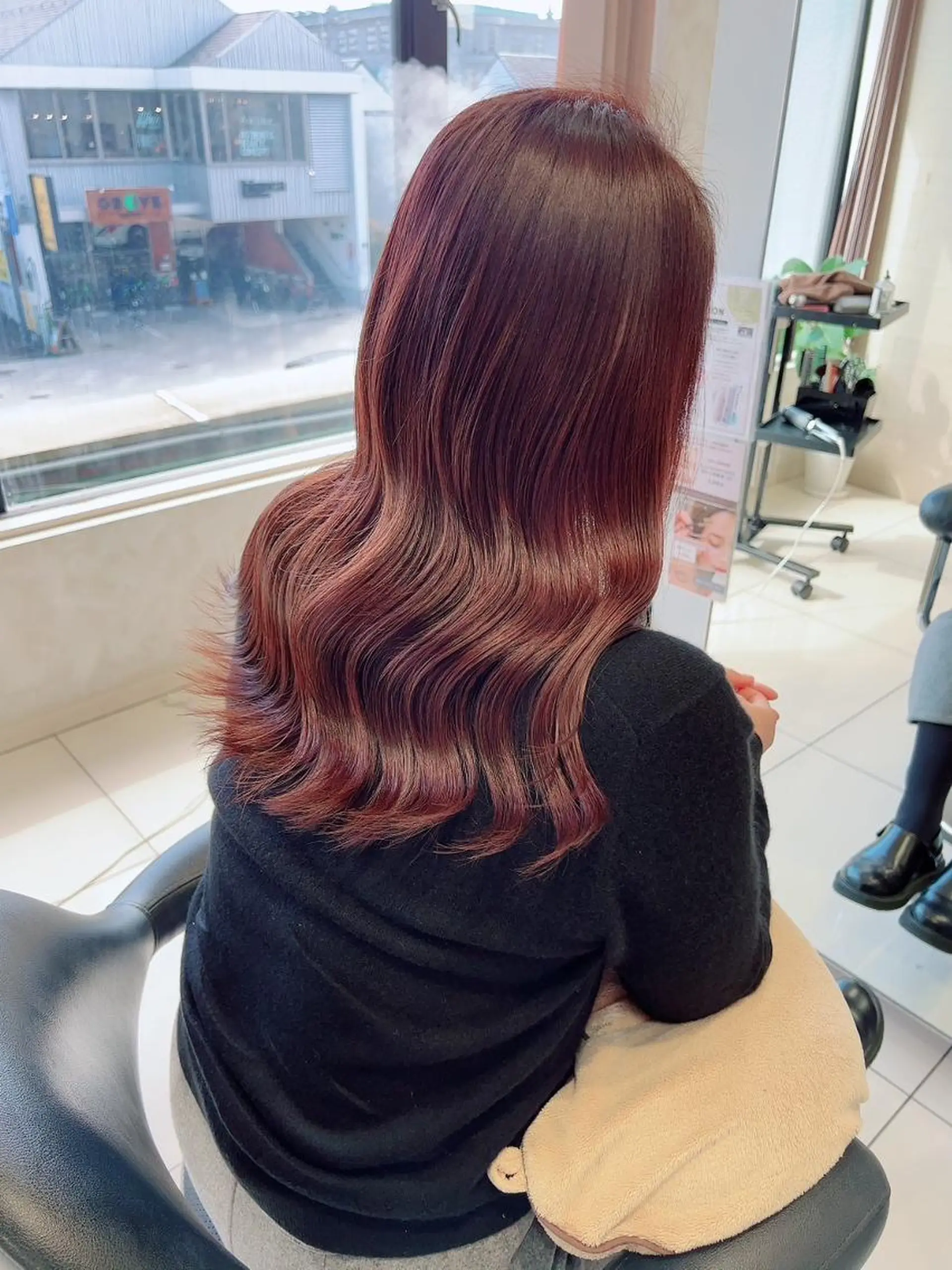 ロング カラー カット ヘアカラー 艶髪/髪質改善/ LUCK由比ヶ浜店のヘアスタイル