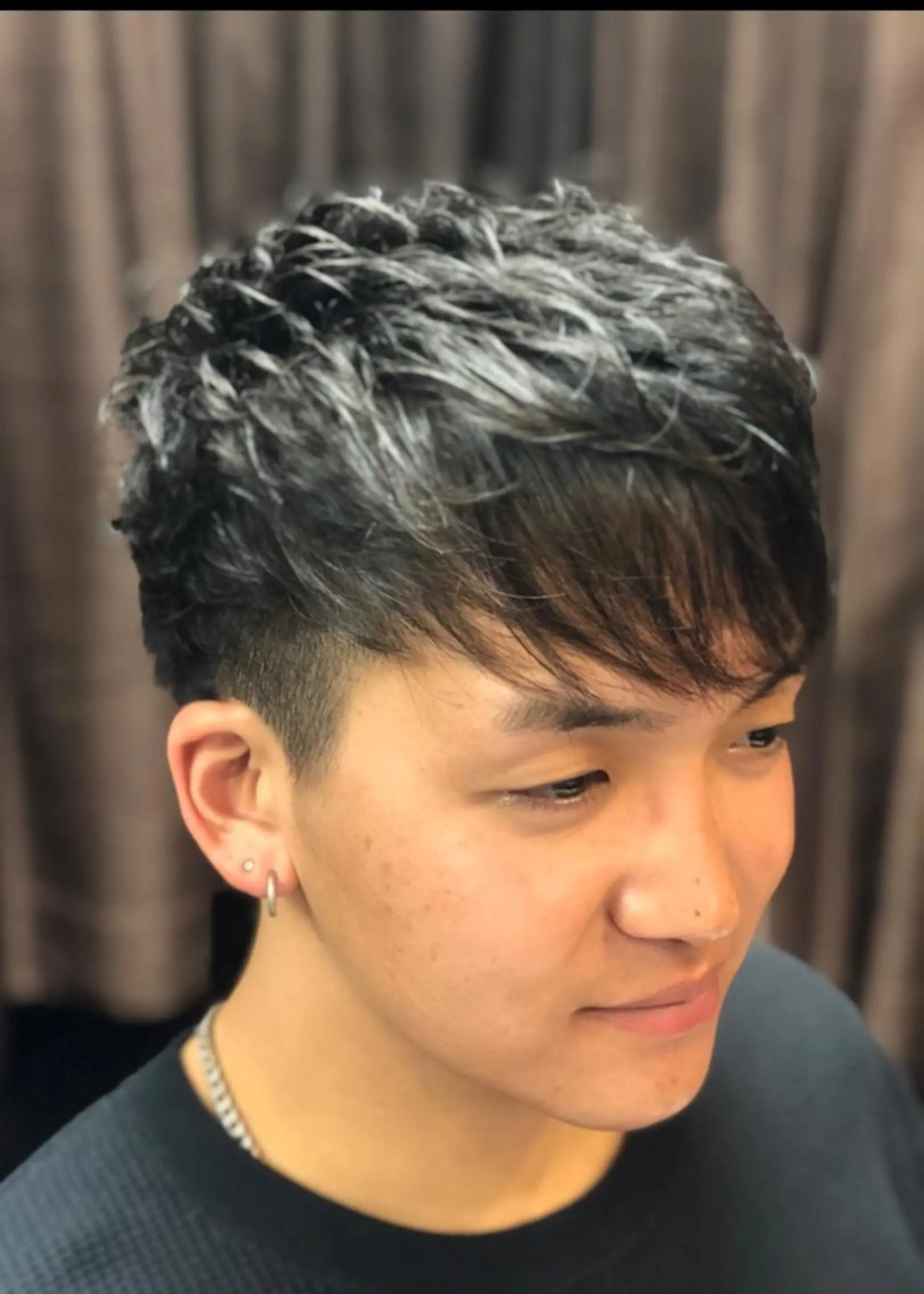 ショート パーマ ヘアアレンジ メンズ Kenny ケニーのヘアスタイル