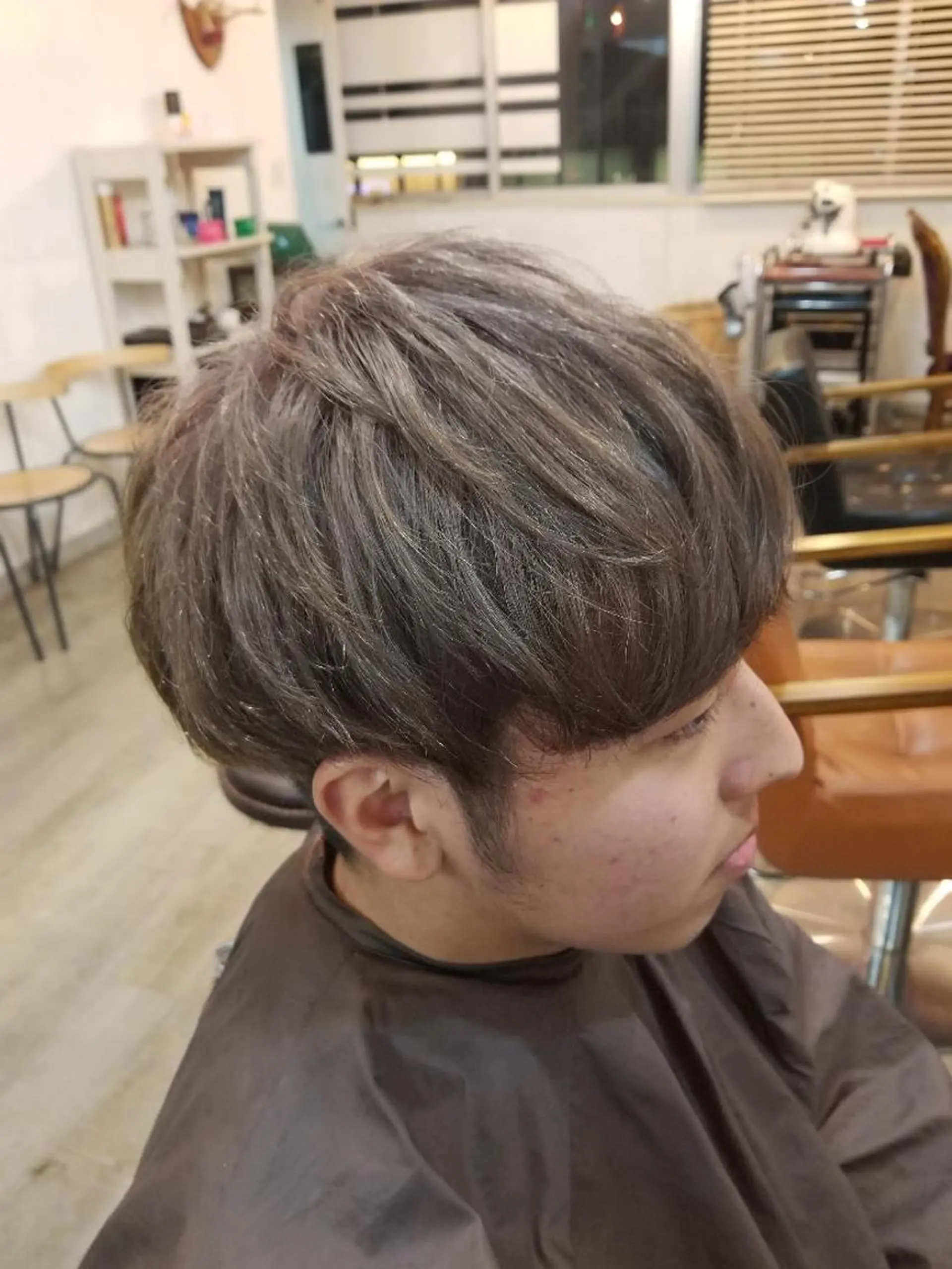 ミディアム カラー ヘアカラー トリートメント bathair  所属・bathair 持田侑祐のヘアスタイル