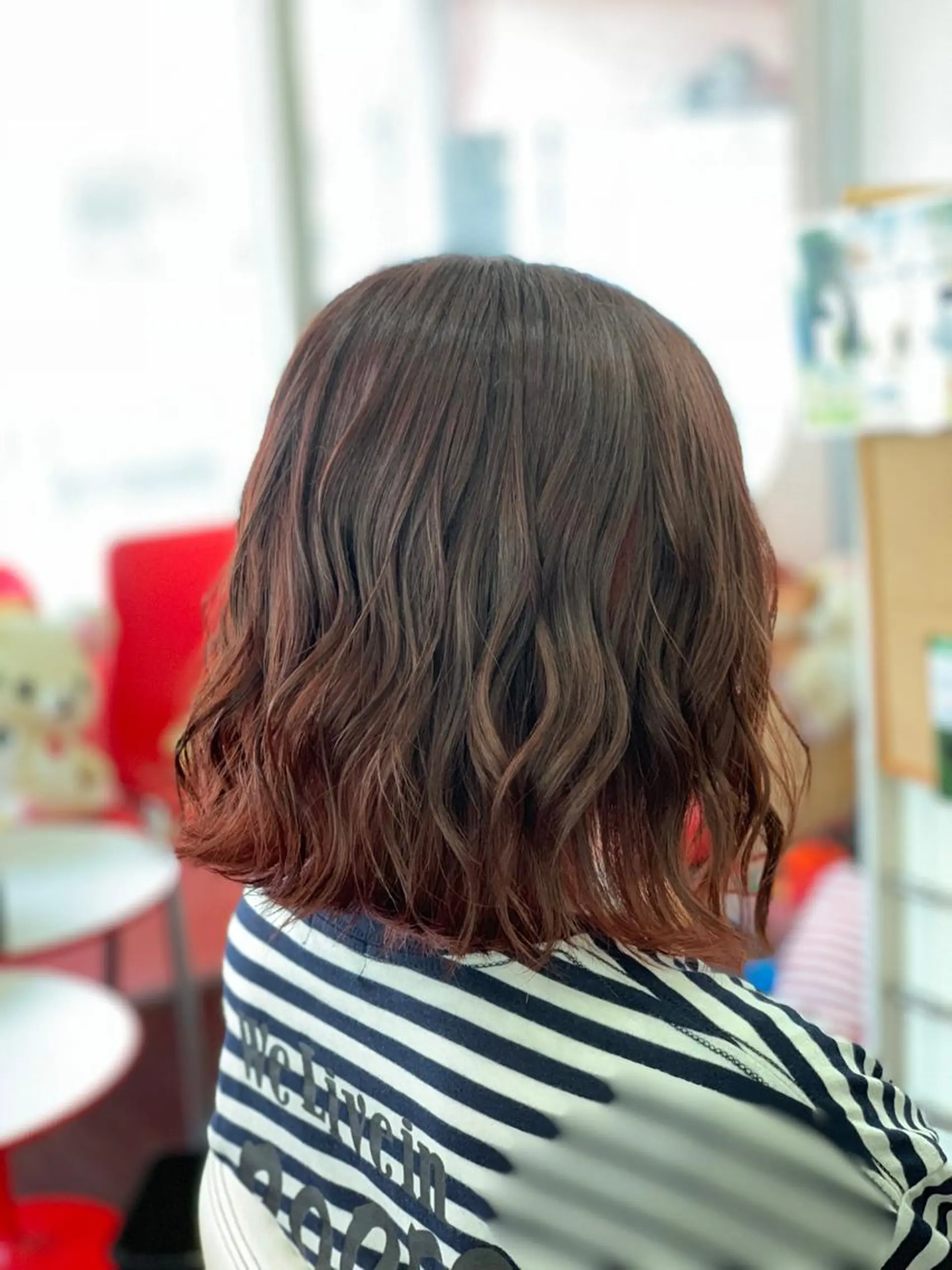 ミディアム ヘアカラー たけい ゆうきのヘアスタイル