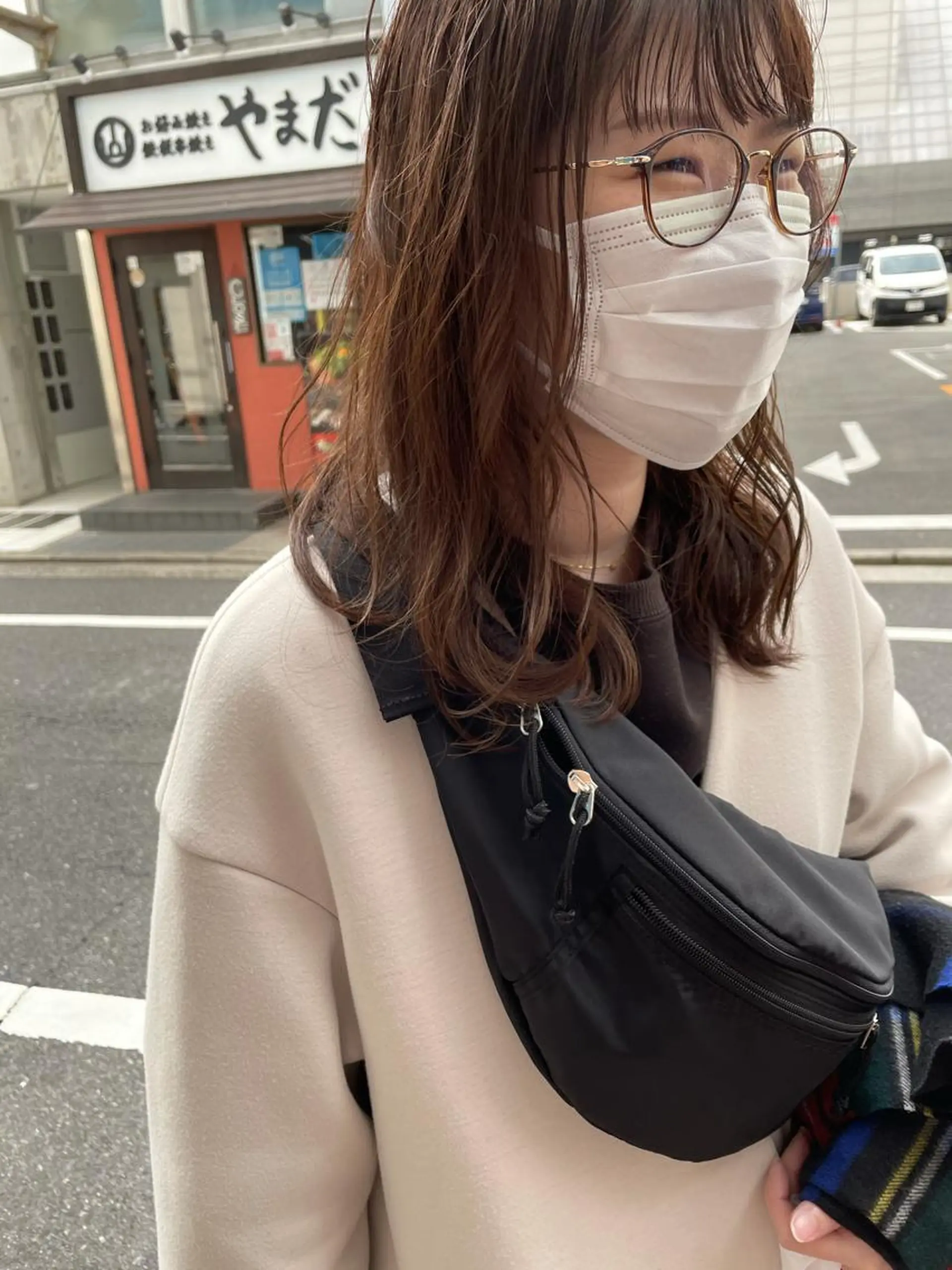 セミロング セミロングパーマ ヘアカラー トリートメント さの あやねのヘアスタイル