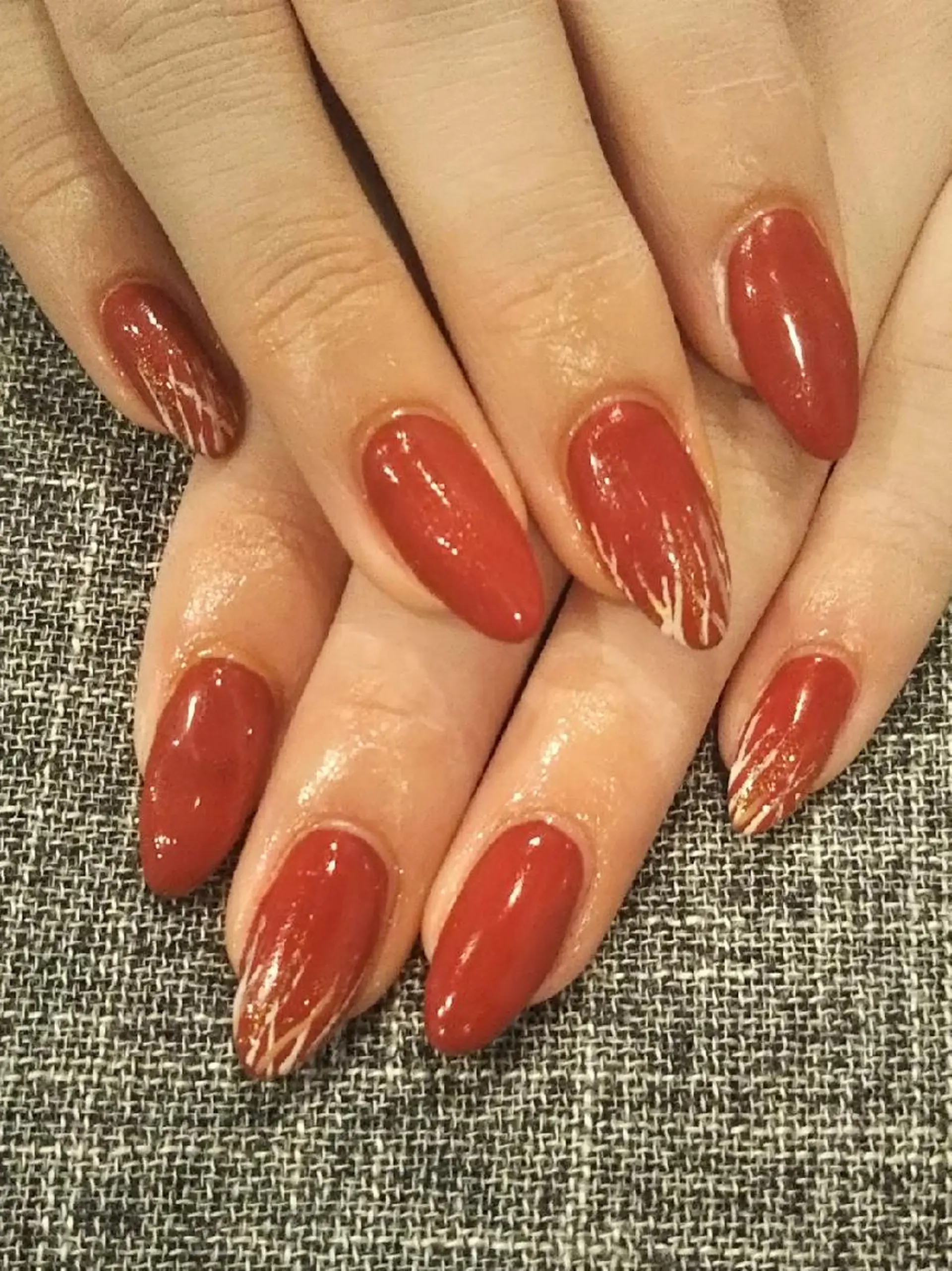 ネイル ボルドー シンプルネイル ハンドネイル private salon mieのネイルデザイン