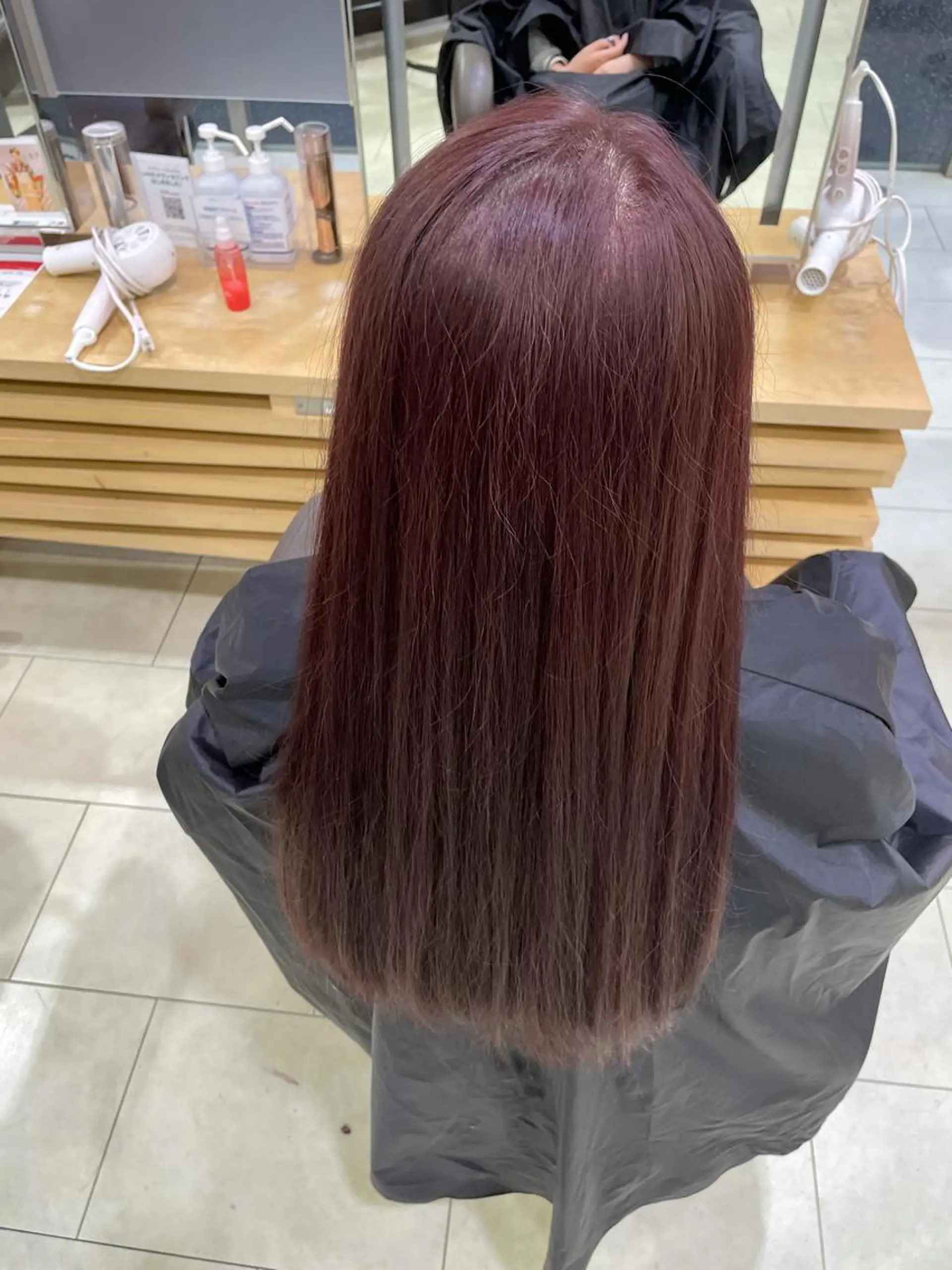 ロング ピンクブラウン 韓国ハイトーン🦋 hikariのヘアスタイル