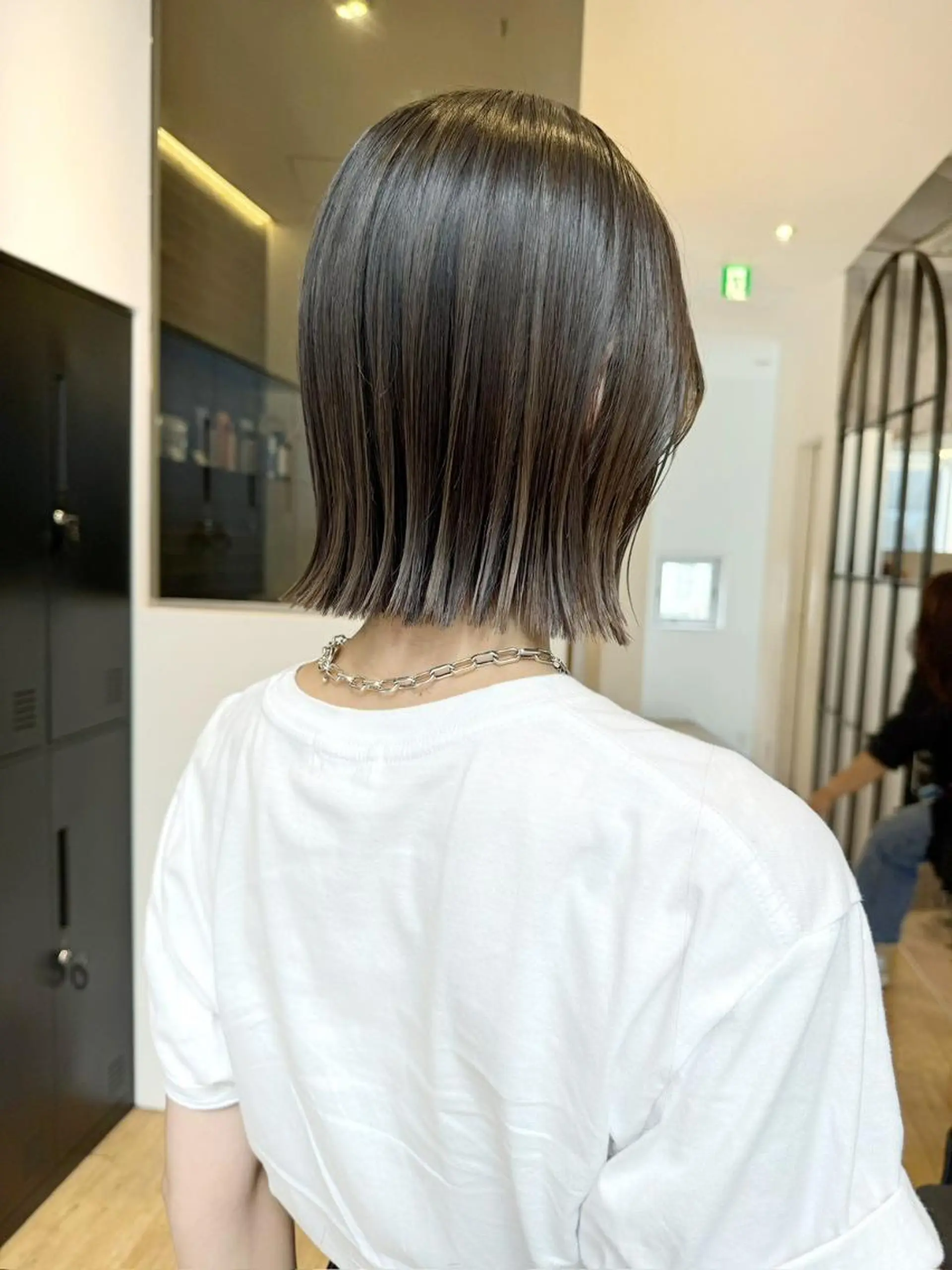 ミディアム カラー カット ヘアカラー レイヤー/パーマ 透明感カラー倉持弘人のヘアスタイル