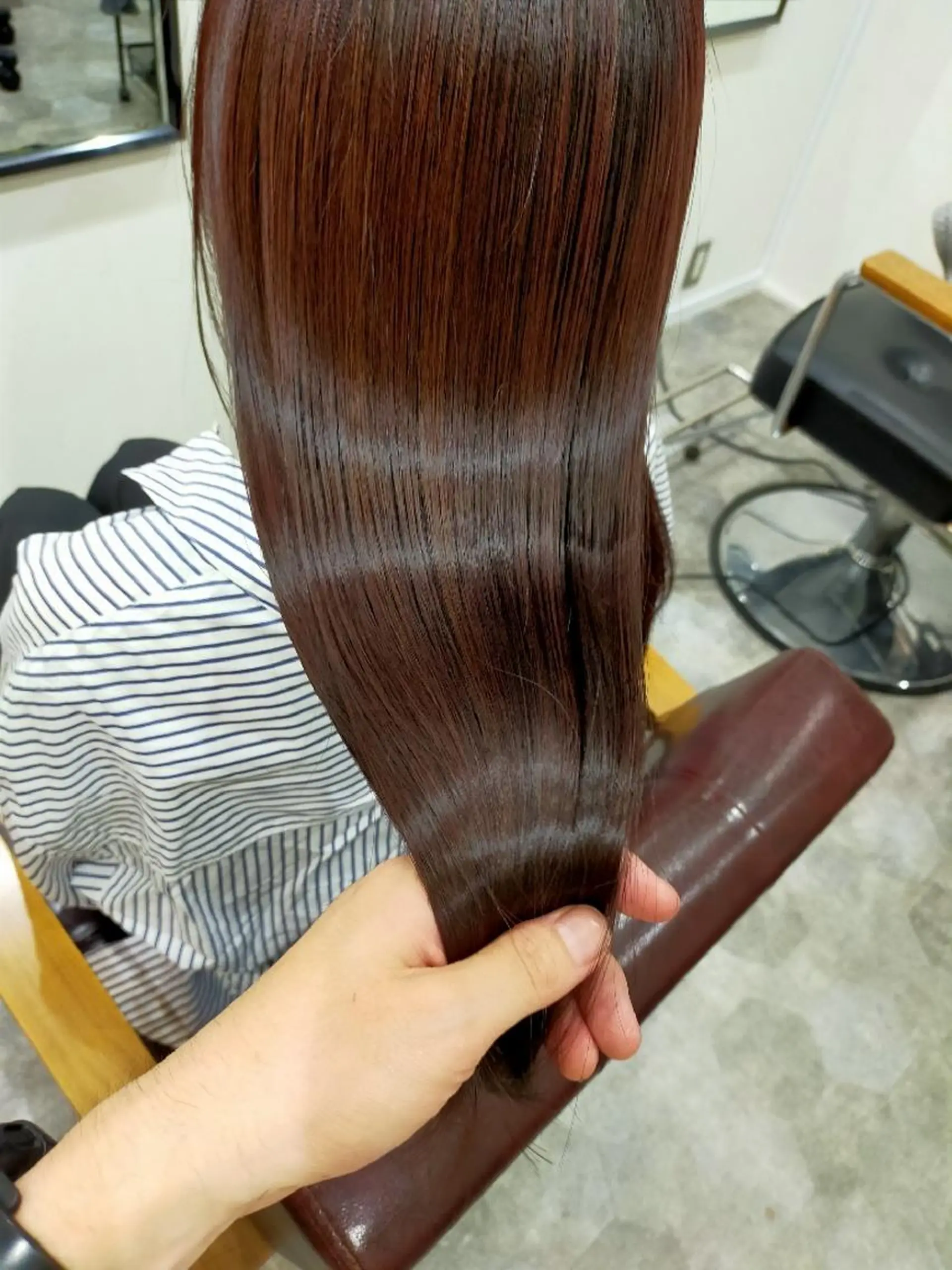 ロング ヘアカラー トリートメント SUN GLOW  サングロウ所属・水素トリートメント／ 髪質改善/ナカノメのヘアスタイル